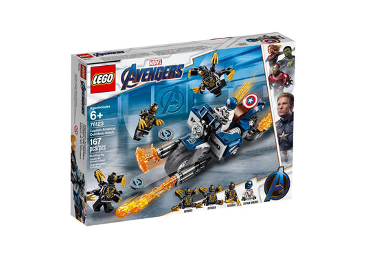 Lego 76123 Marvel Avengers: Captain America: Outrider-Attacke - plegobil