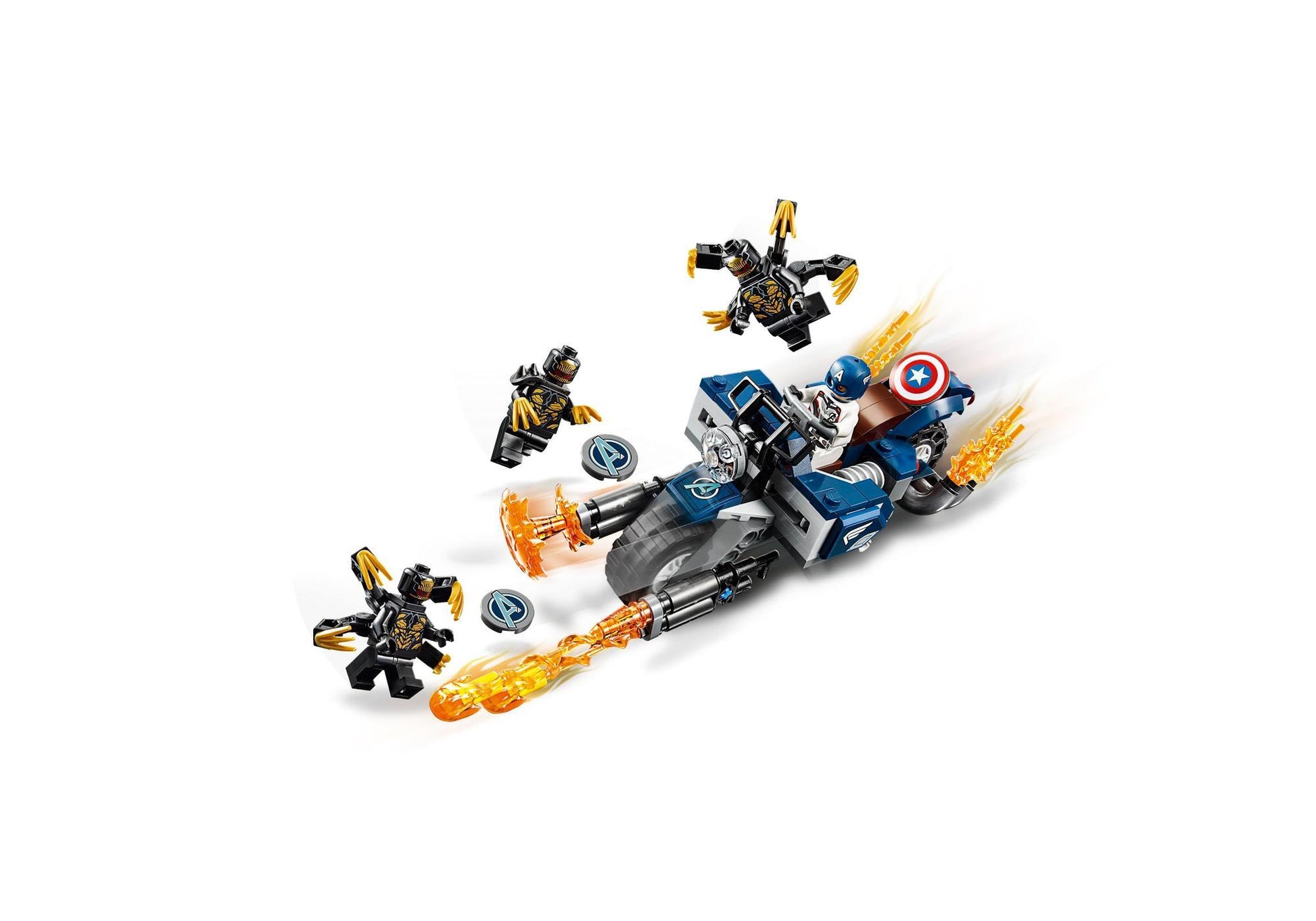 Lego 76123 Marvel Avengers: Captain America: Outrider-Attacke - plegobil