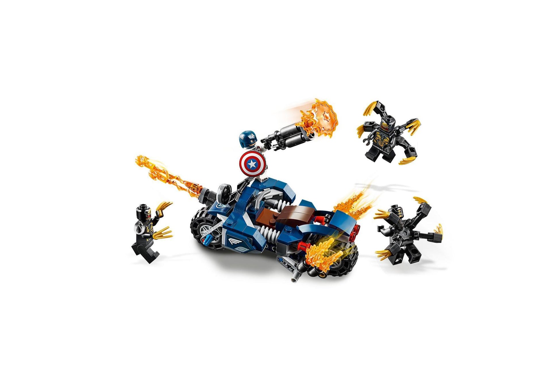 Lego 76123 Marvel Avengers: Captain America: Outrider-Attacke - plegobil