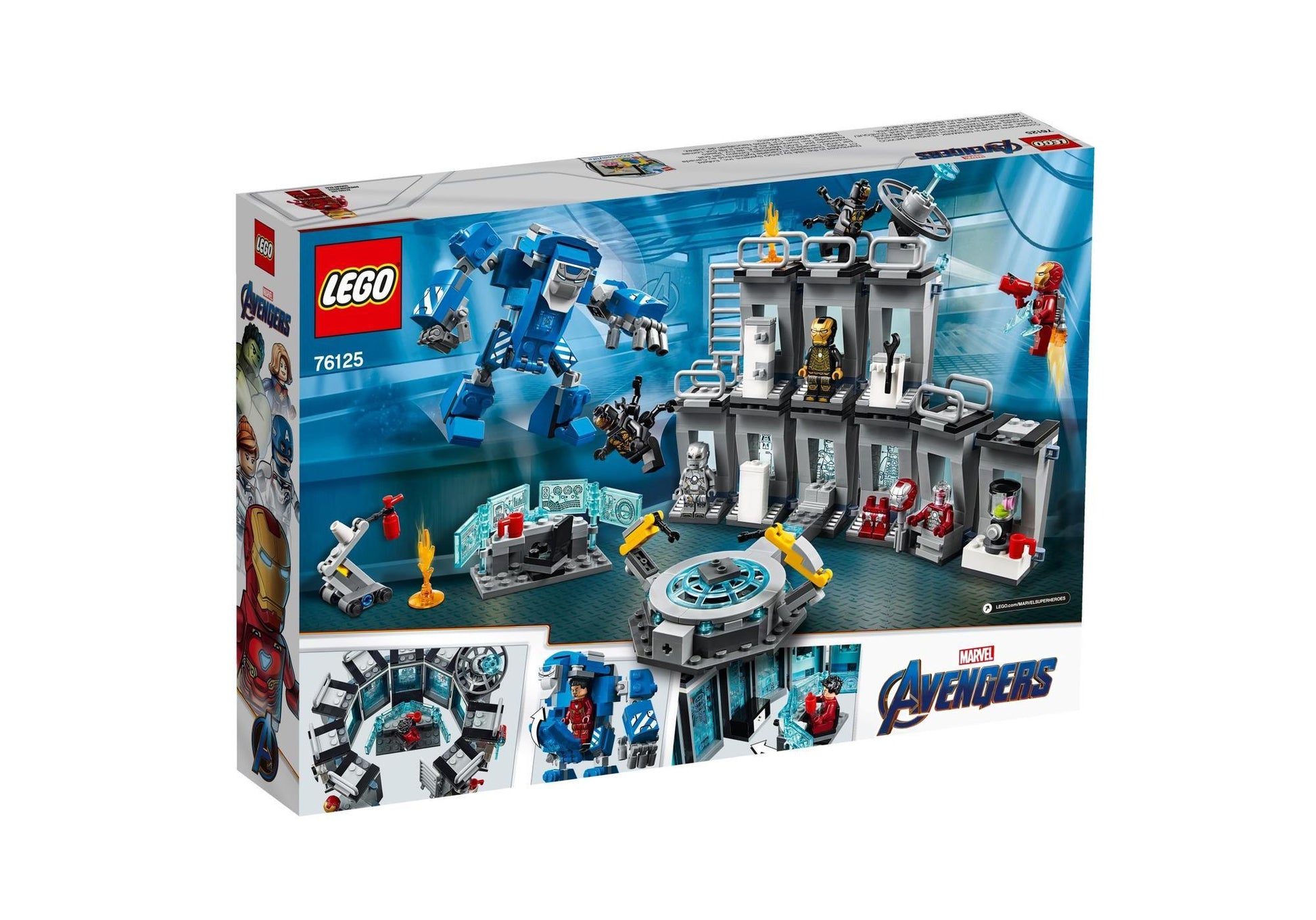 Lego 76125 Marvel Avengers: Iron Mans Werkstatt - plegobil