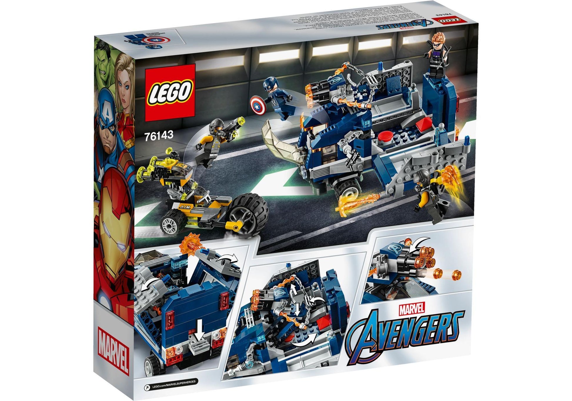 Lego 76143 Marvel Avengers: Truck-Festnahme - plegobil