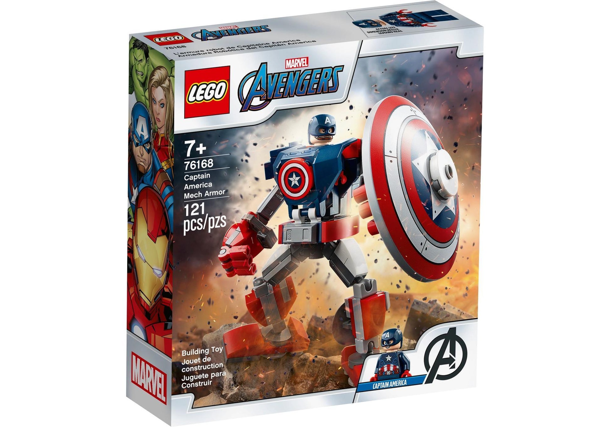 Lego 76168 Marvel Avengers: Captain America Mech - plegobil