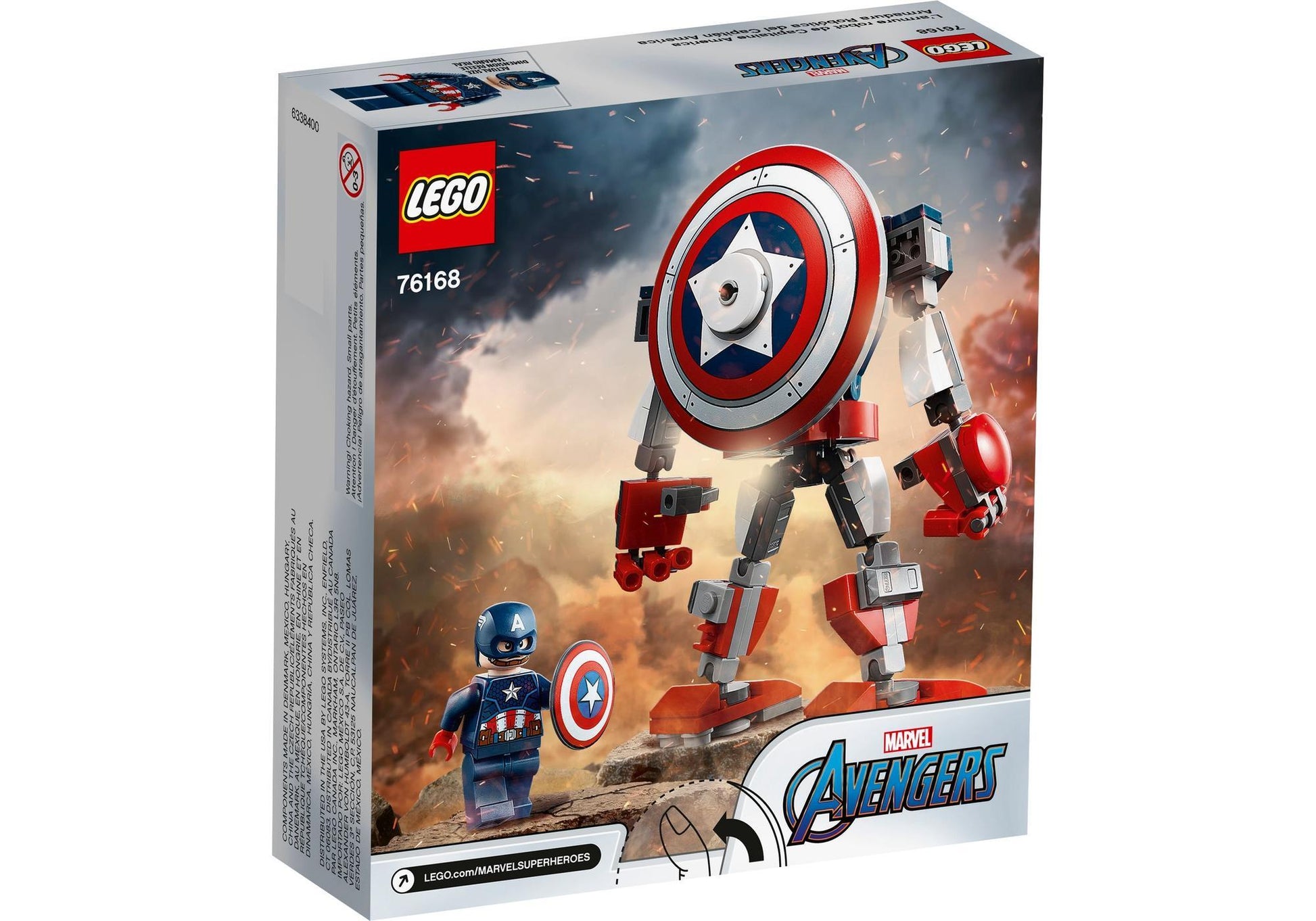 Lego 76168 Marvel Avengers: Captain America Mech - plegobil
