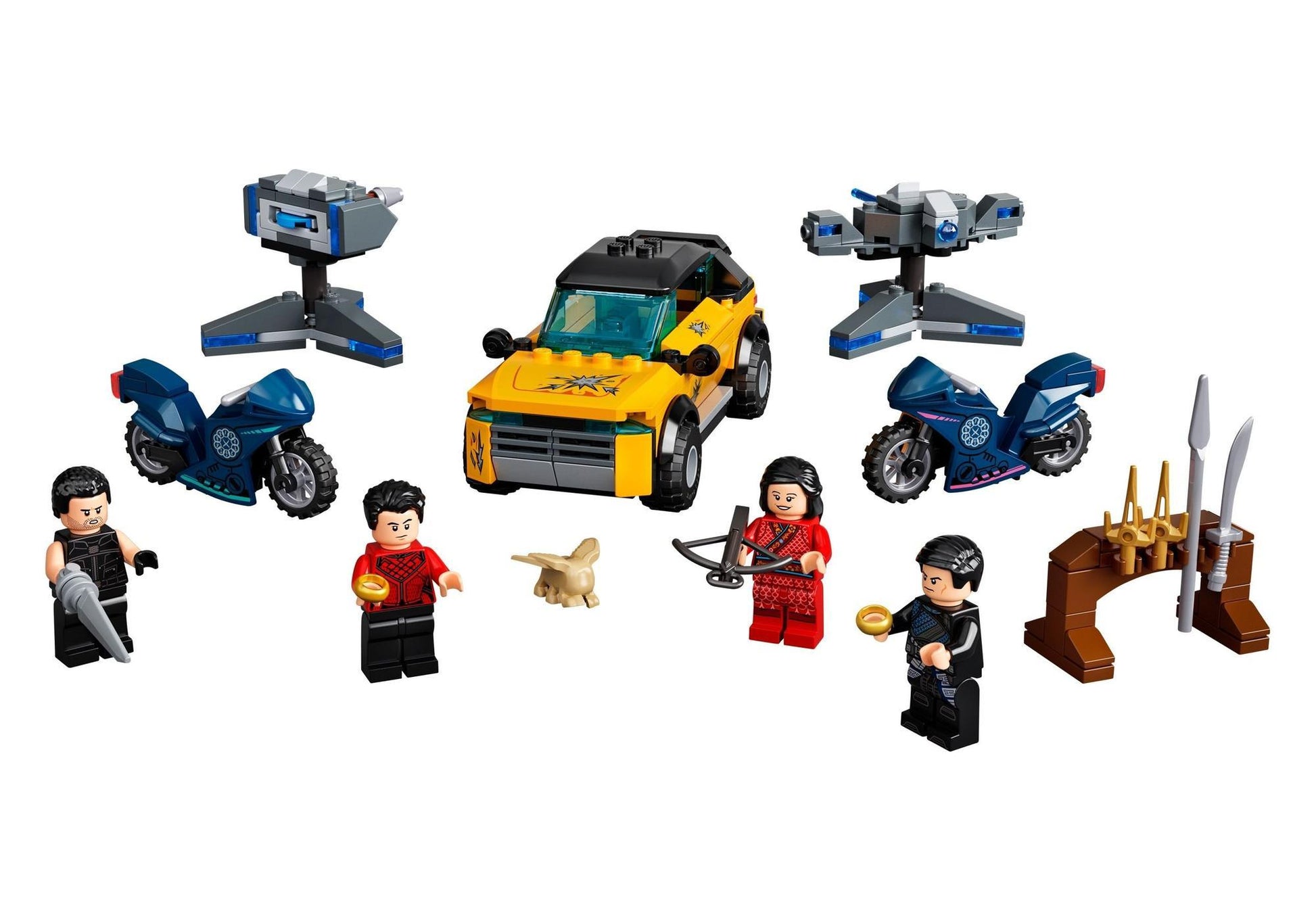 Lego 76176 Marvel Shang-Chi: Flucht vor den zehn Ringen - plegobil