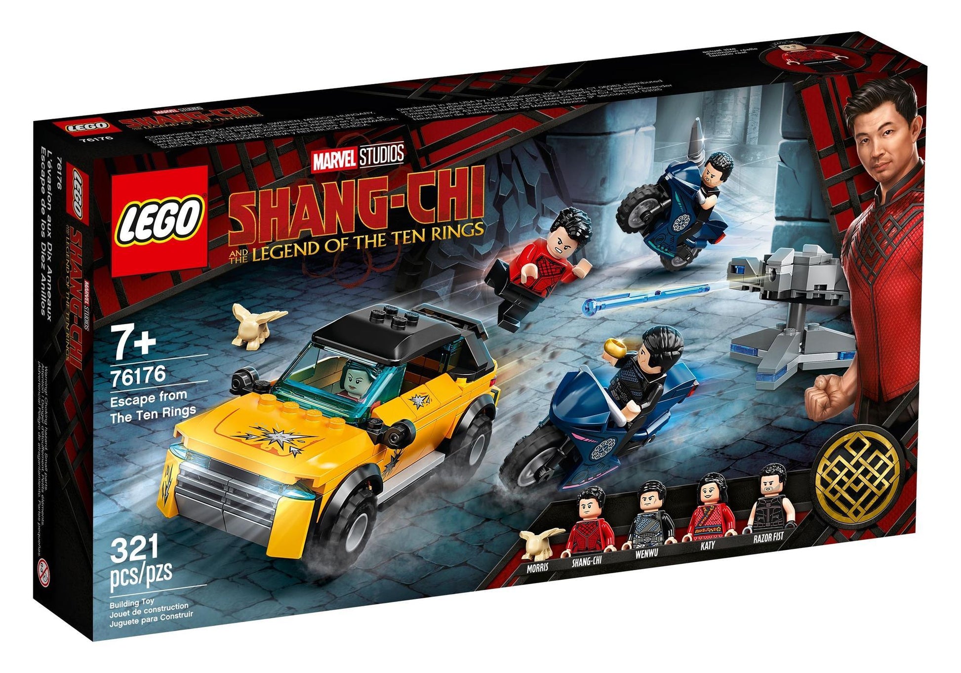 Lego 76176 Marvel Shang-Chi: Flucht vor den zehn Ringen - plegobil