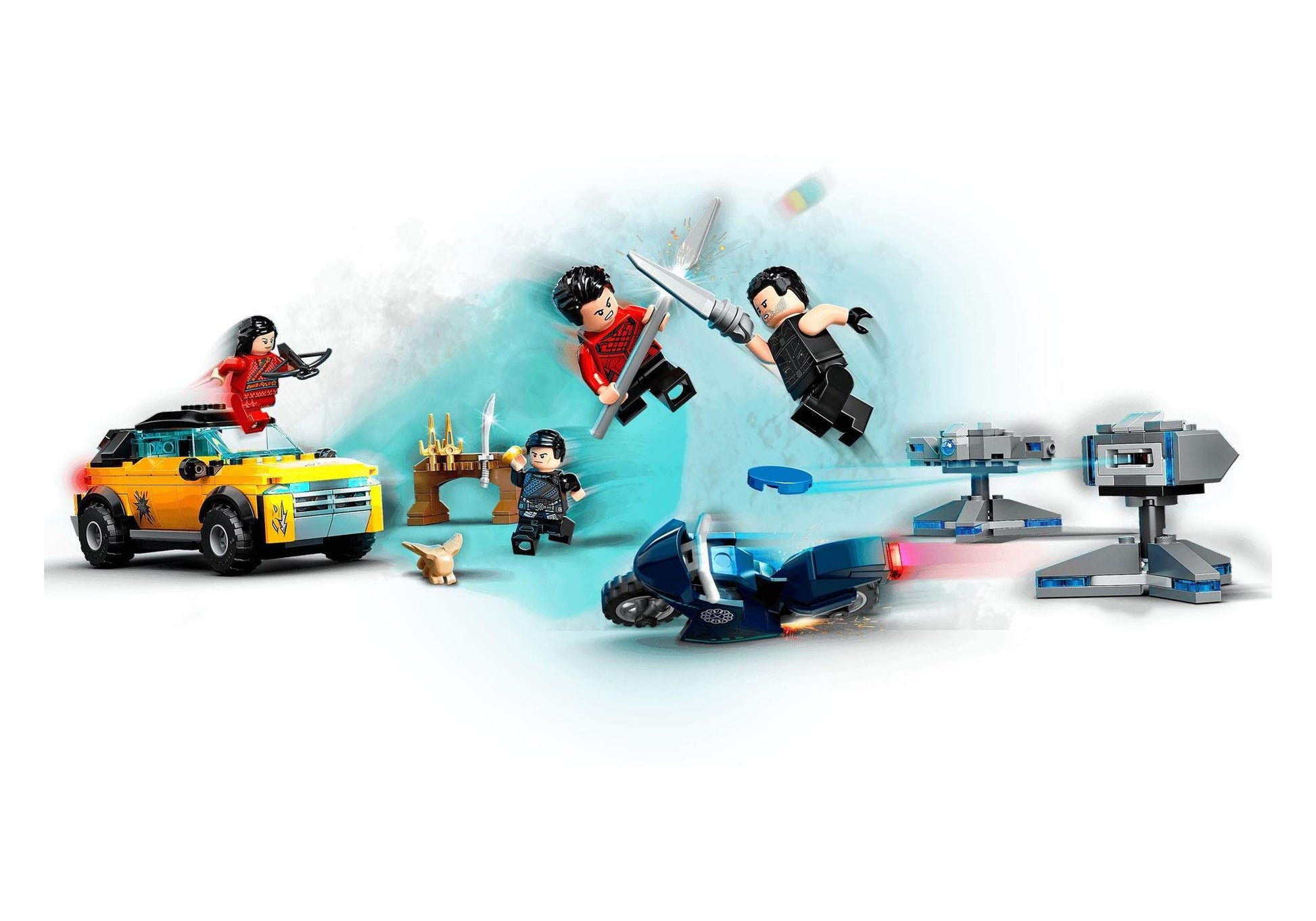 Lego 76176 Marvel Shang-Chi: Flucht vor den zehn Ringen - plegobil