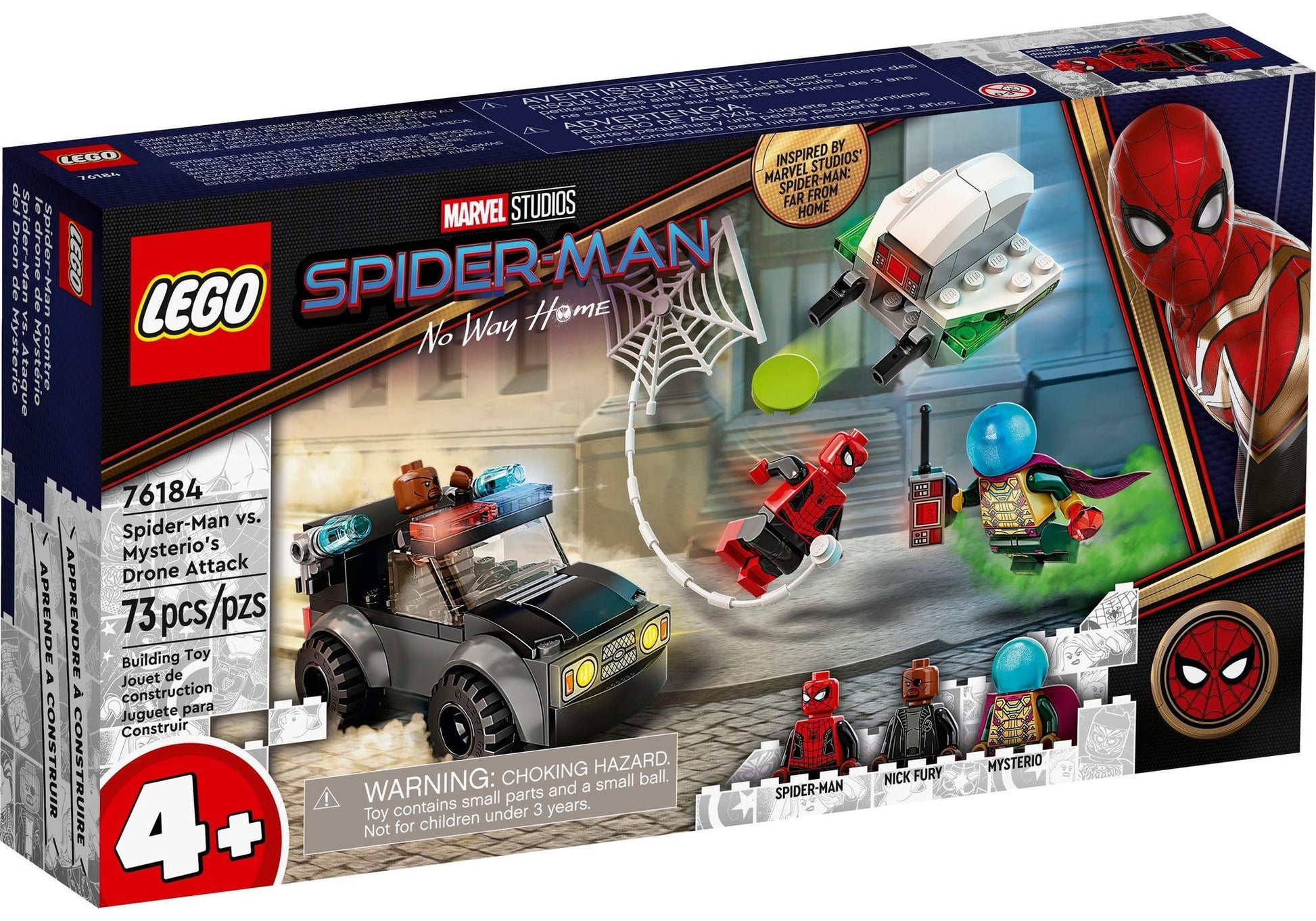 Lego 76184 Spider-Man: Mysterios Drohnenattacke auf Spider-Man - plegobil