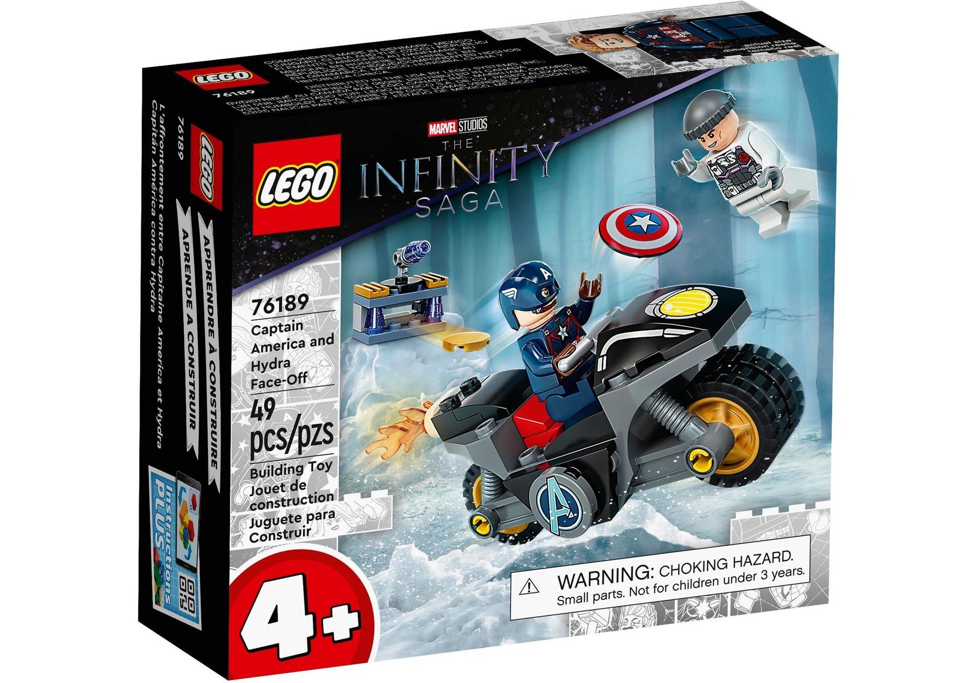 Lego 76189 Marvel The Infinity Saga: Duell zwischen Captain America und Hydra - plegobil