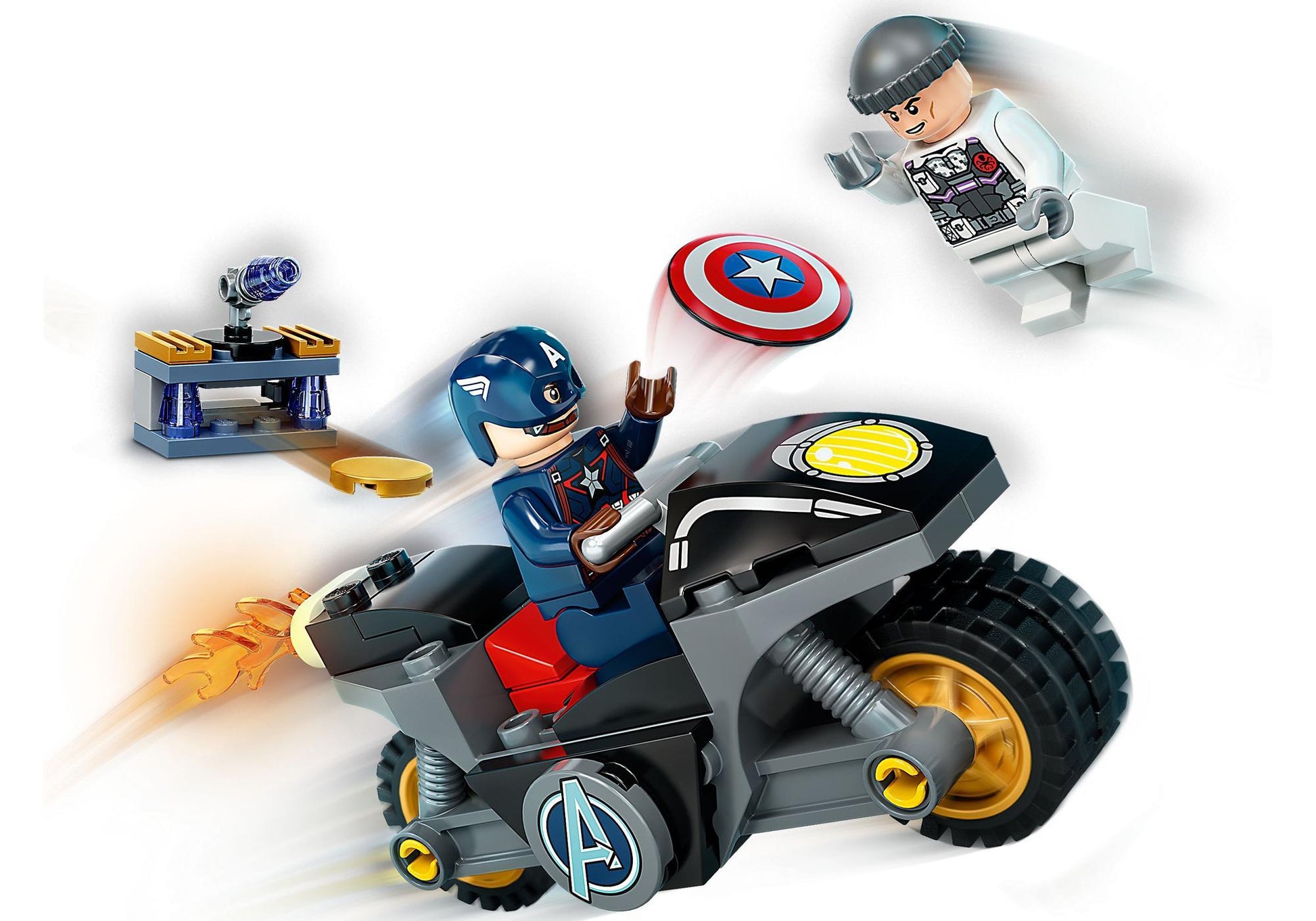 Lego 76189 Marvel The Infinity Saga: Duell zwischen Captain America und Hydra - plegobil
