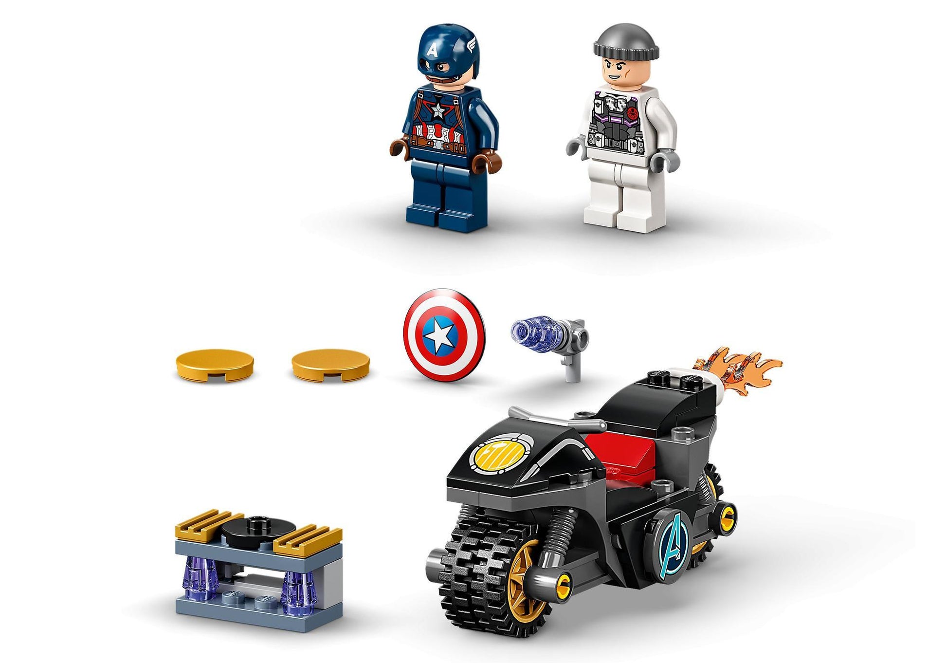 Lego 76189 Marvel The Infinity Saga: Duell zwischen Captain America und Hydra - plegobil