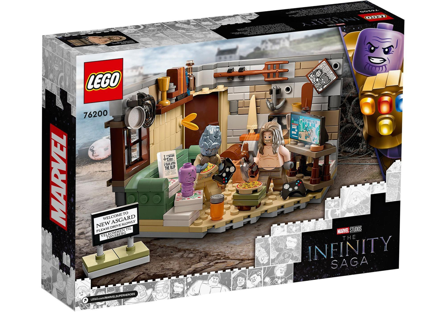 Lego 76200 Marvel The Infinity Saga: Bro Thors neues Asgard - plegobil