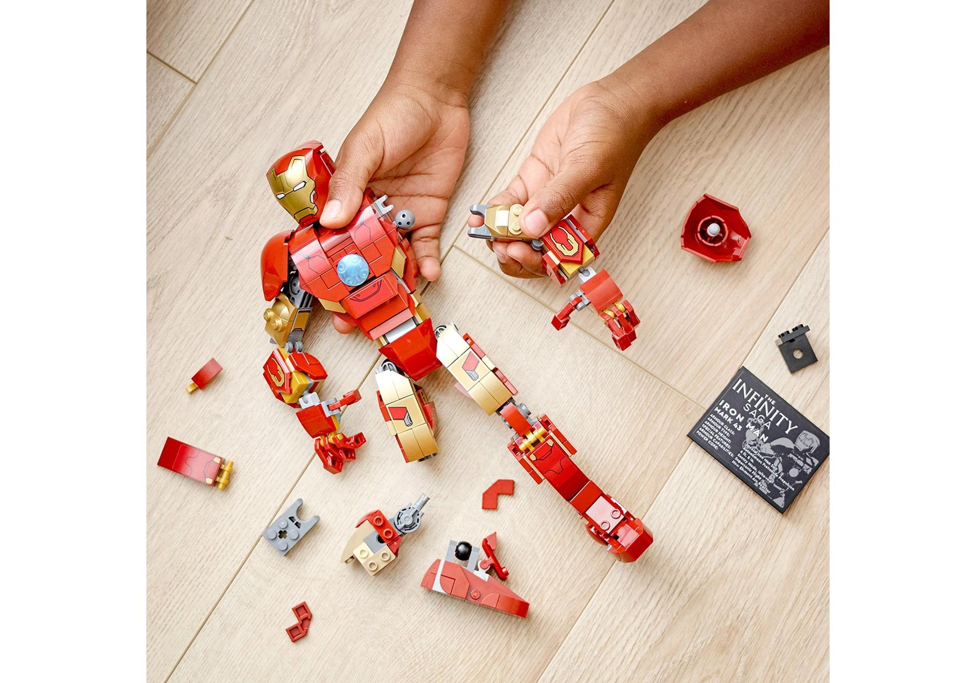 Lego 76206 Marvel The Infinity Saga: Iron Man Figur - plegobil