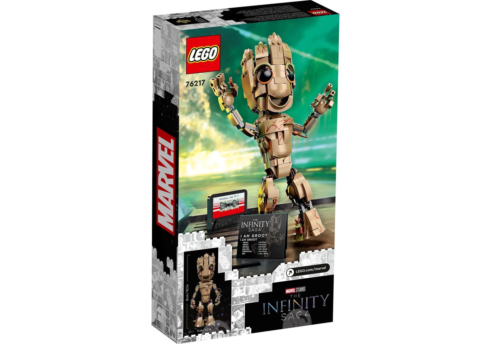 Lego 76217 Marvel The Infinity Saga: Ich bin Groot - plegobil