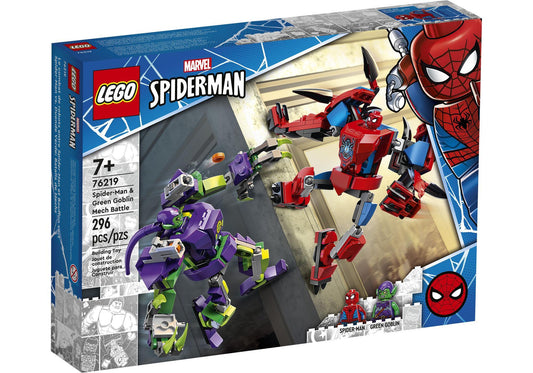 Lego 76219 Spider-Man: Spider-Mans und Green Goblins Mech-Duell - plegobil