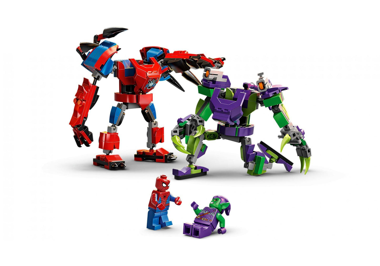 Lego 76219 Spider-Man: Spider-Mans und Green Goblins Mech-Duell - plegobil