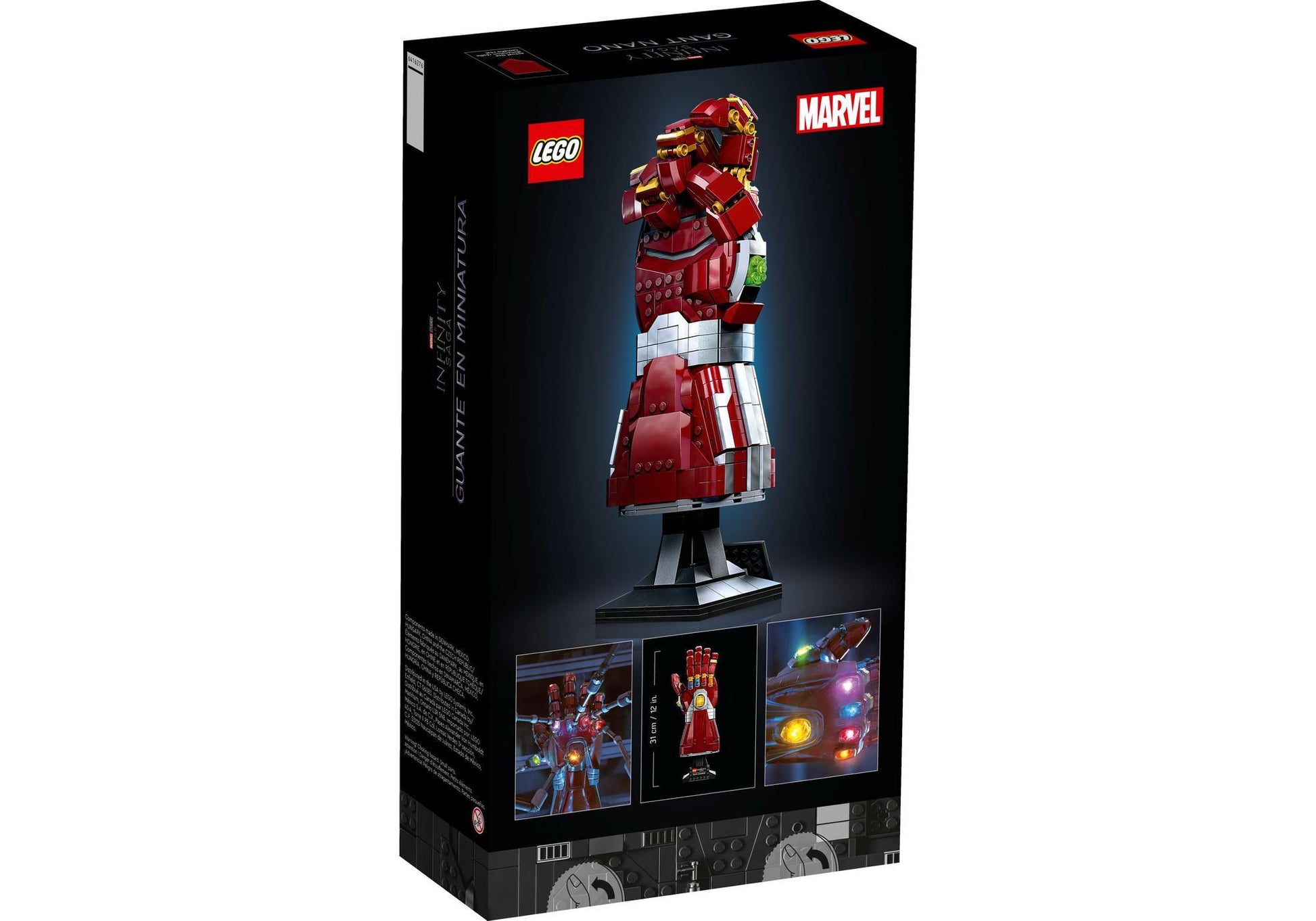 Lego 76223 Marvel The Infinity Saga: Iron Mans Nano Handschuh - plegobil