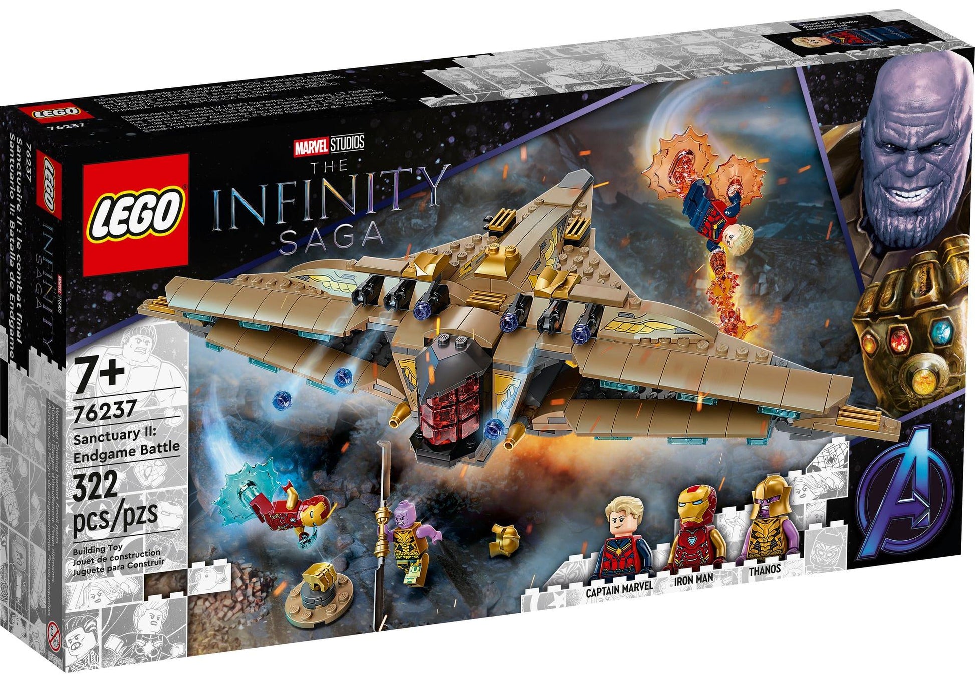 Lego 76237 Marvel The Infinity Saga: Sanctuary II: Finales Duell - plegobil