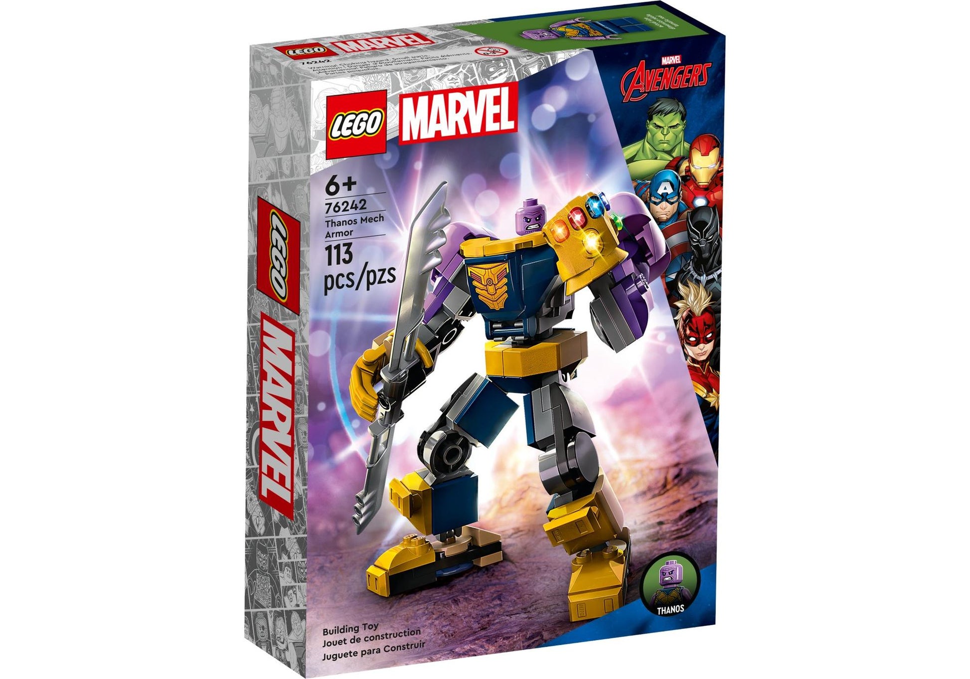 Lego 76242 Marvel Avengers: Thanos Mech - plegobil
