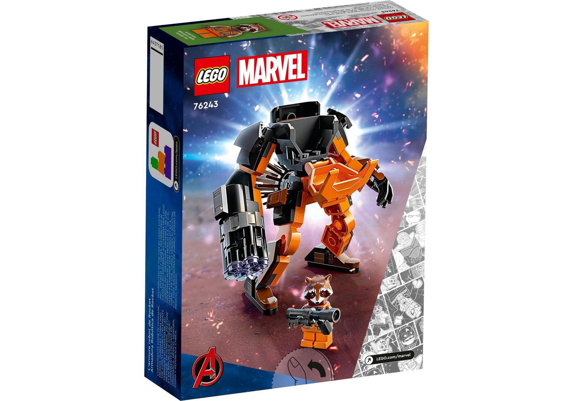 Lego 76243 Marvel Avengers: Rocket Mech - plegobil