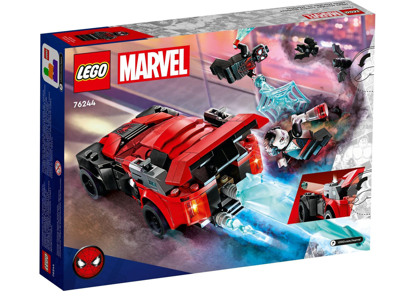 Lego 76244 Spider-Man: Miles Morales vs. Morbius - plegobil