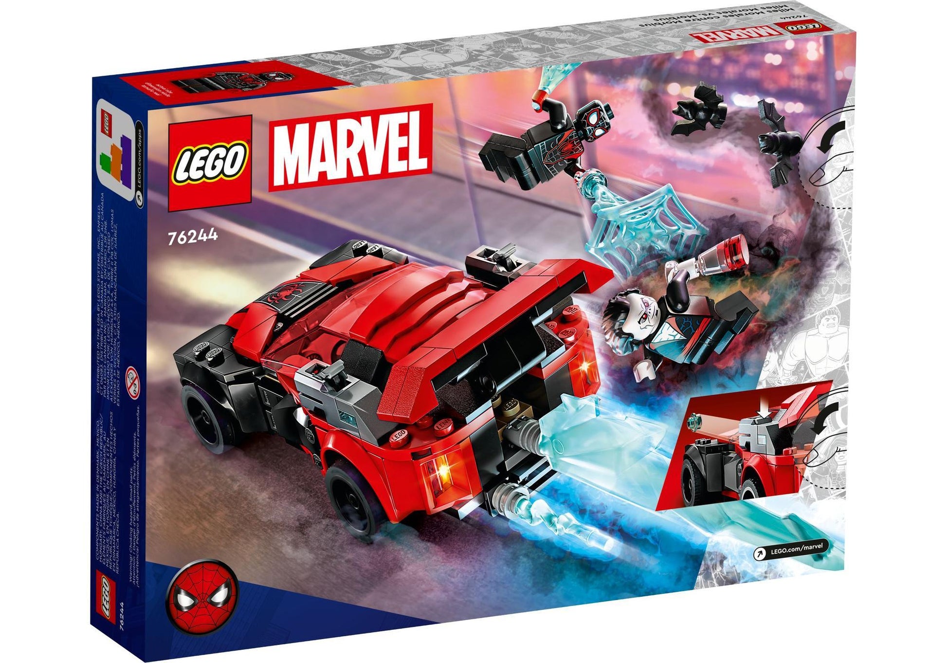 Lego 76244 Spider-Man: Miles Morales vs. Morbius - plegobil