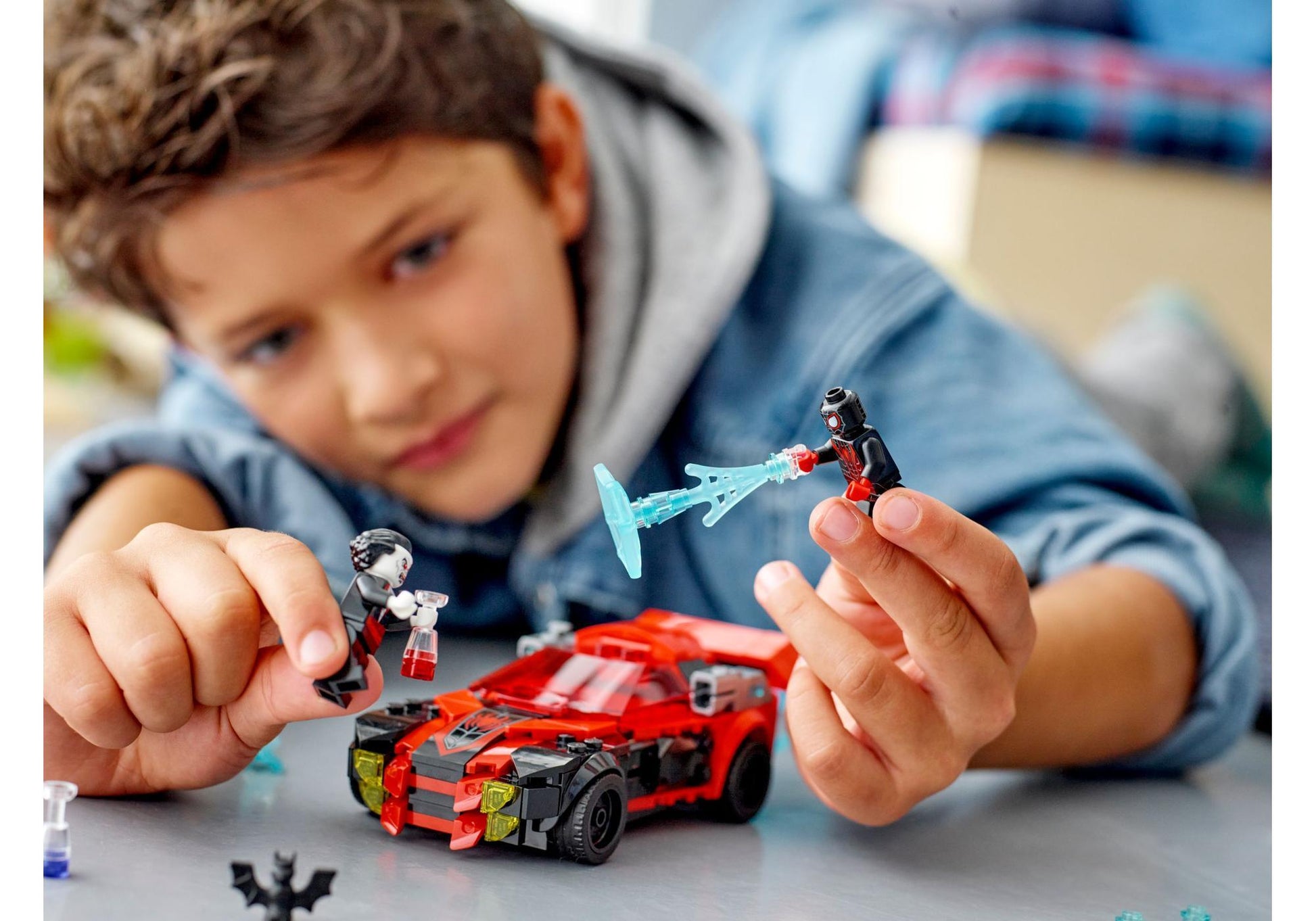 Lego 76244 Spider-Man: Miles Morales vs. Morbius - plegobil