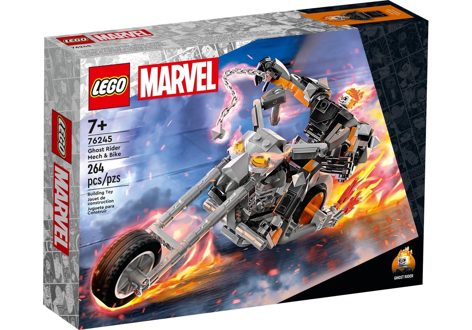 Lego 76245 Marvel: Ghost Rider mit Mech & Bike - plegobil