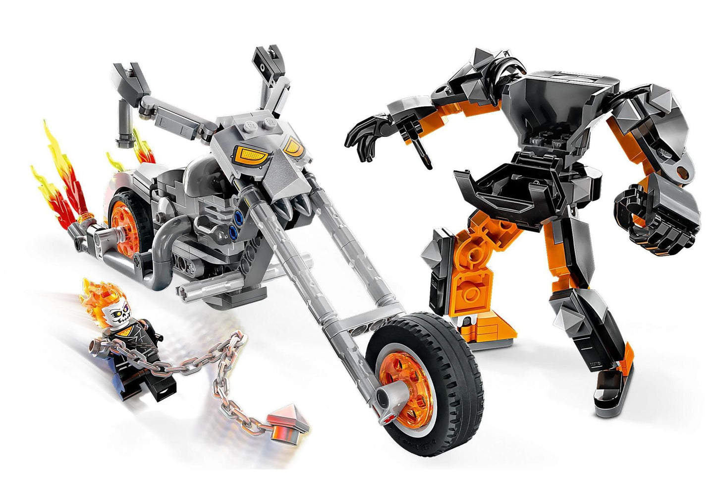 Lego 76245 Marvel: Ghost Rider mit Mech & Bike - plegobil