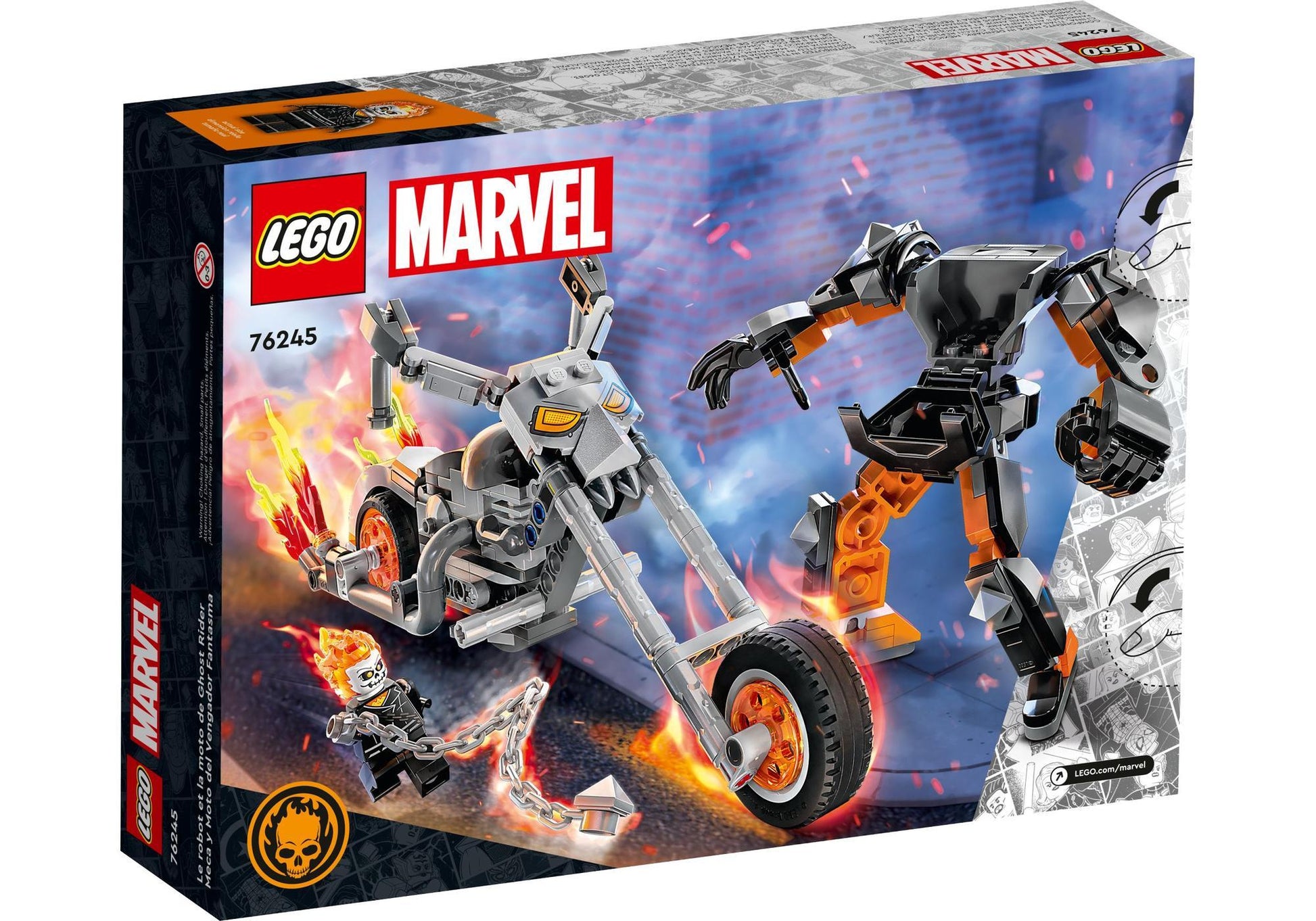 Lego 76245 Marvel: Ghost Rider mit Mech & Bike - plegobil