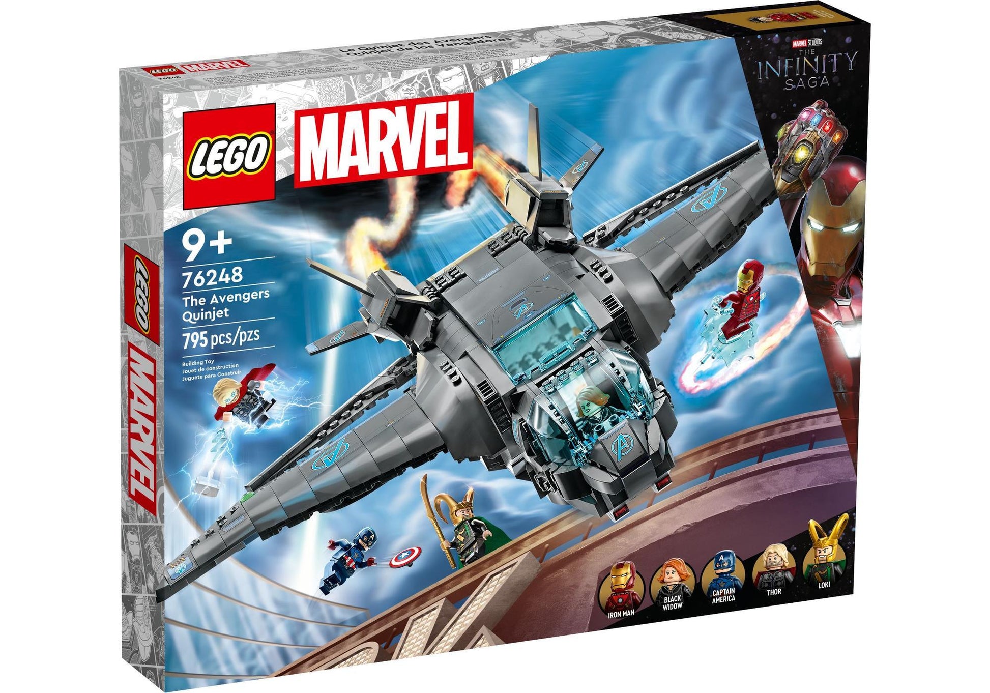 Lego 76248 Marvel The Infinity Saga: Der Quinjet der Avengers - plegobil