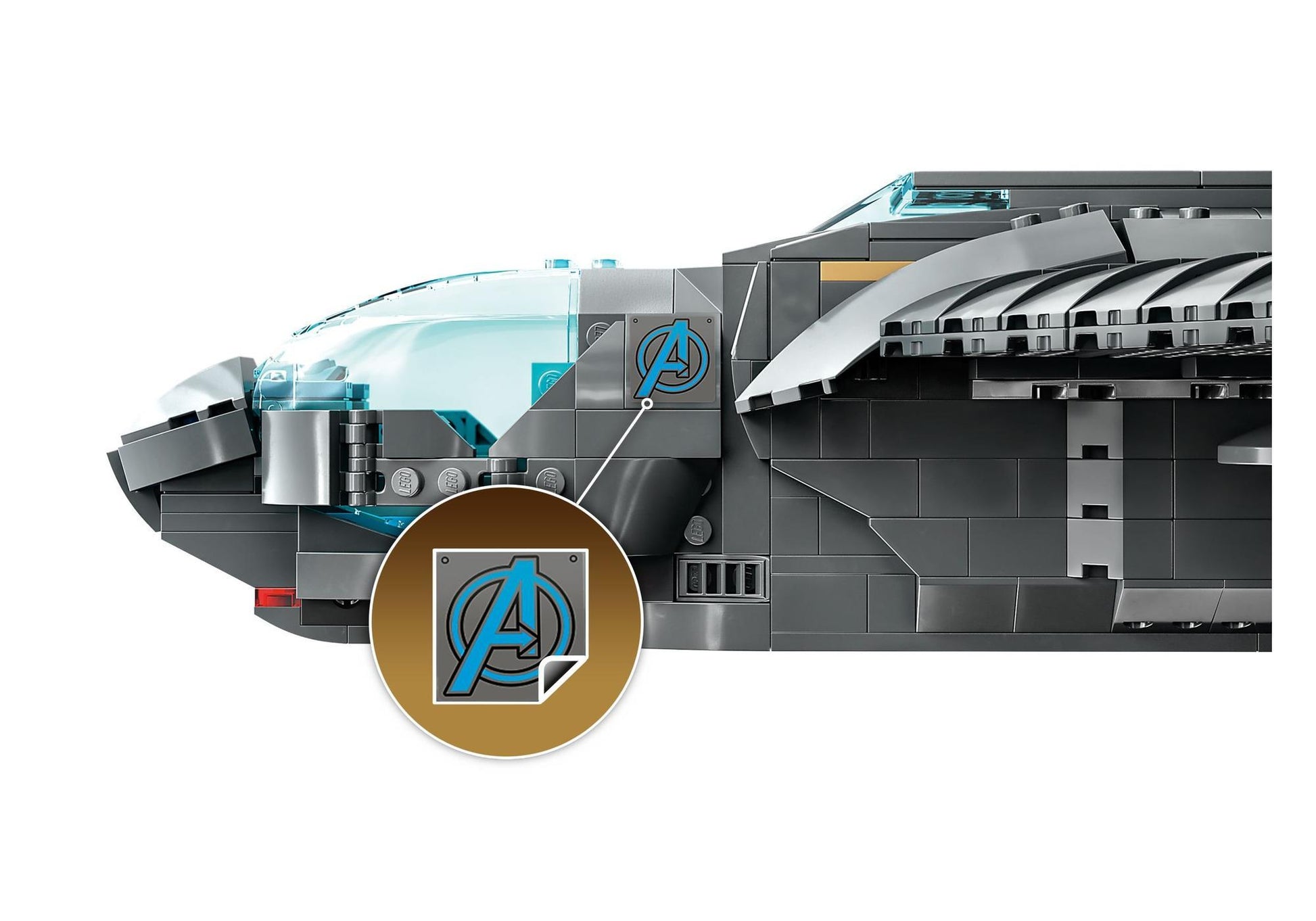 Lego 76248 Marvel The Infinity Saga: Der Quinjet der Avengers - plegobil