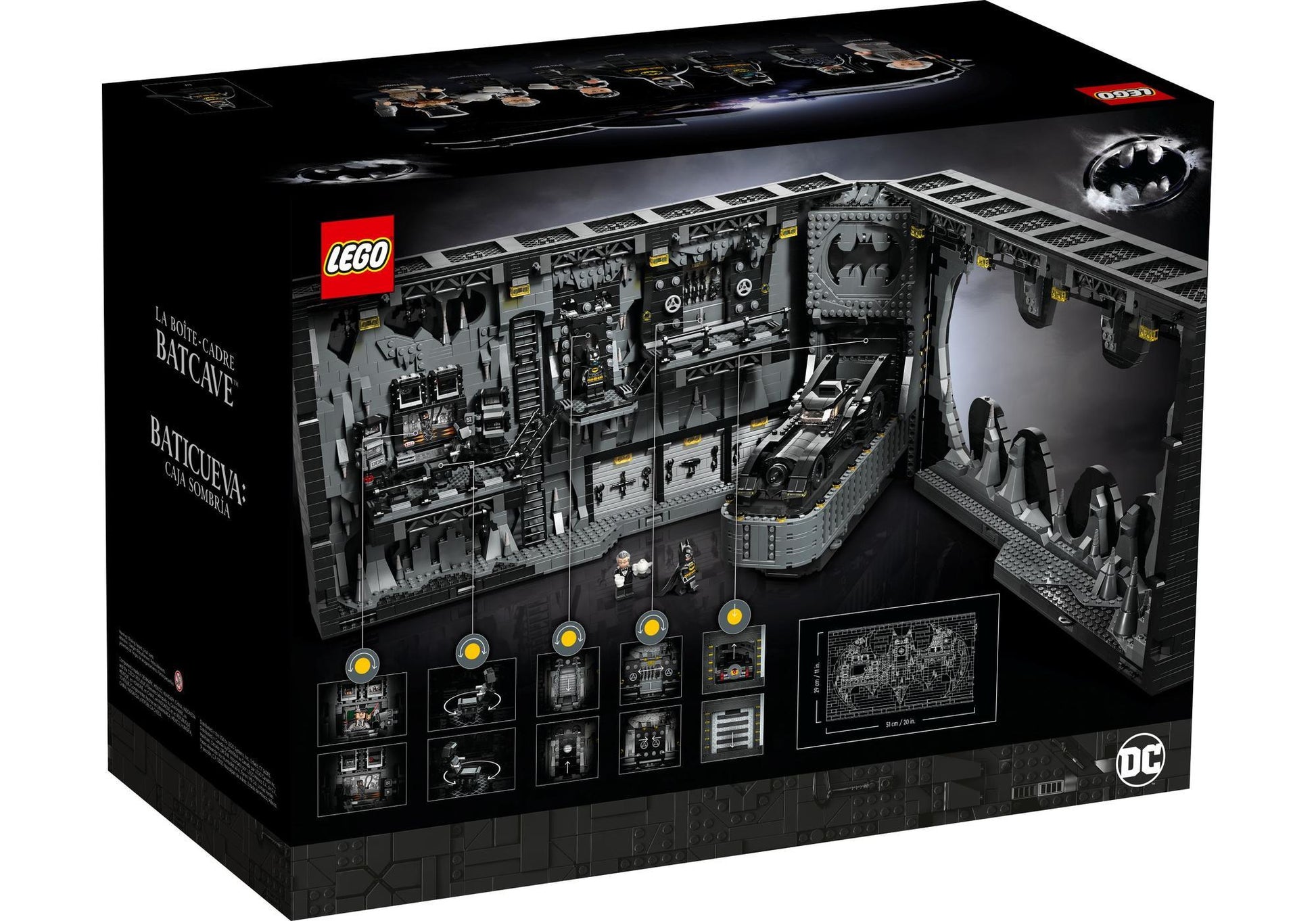 Lego 76252 Batman: Bathöhle - Schaukasten - plegobil