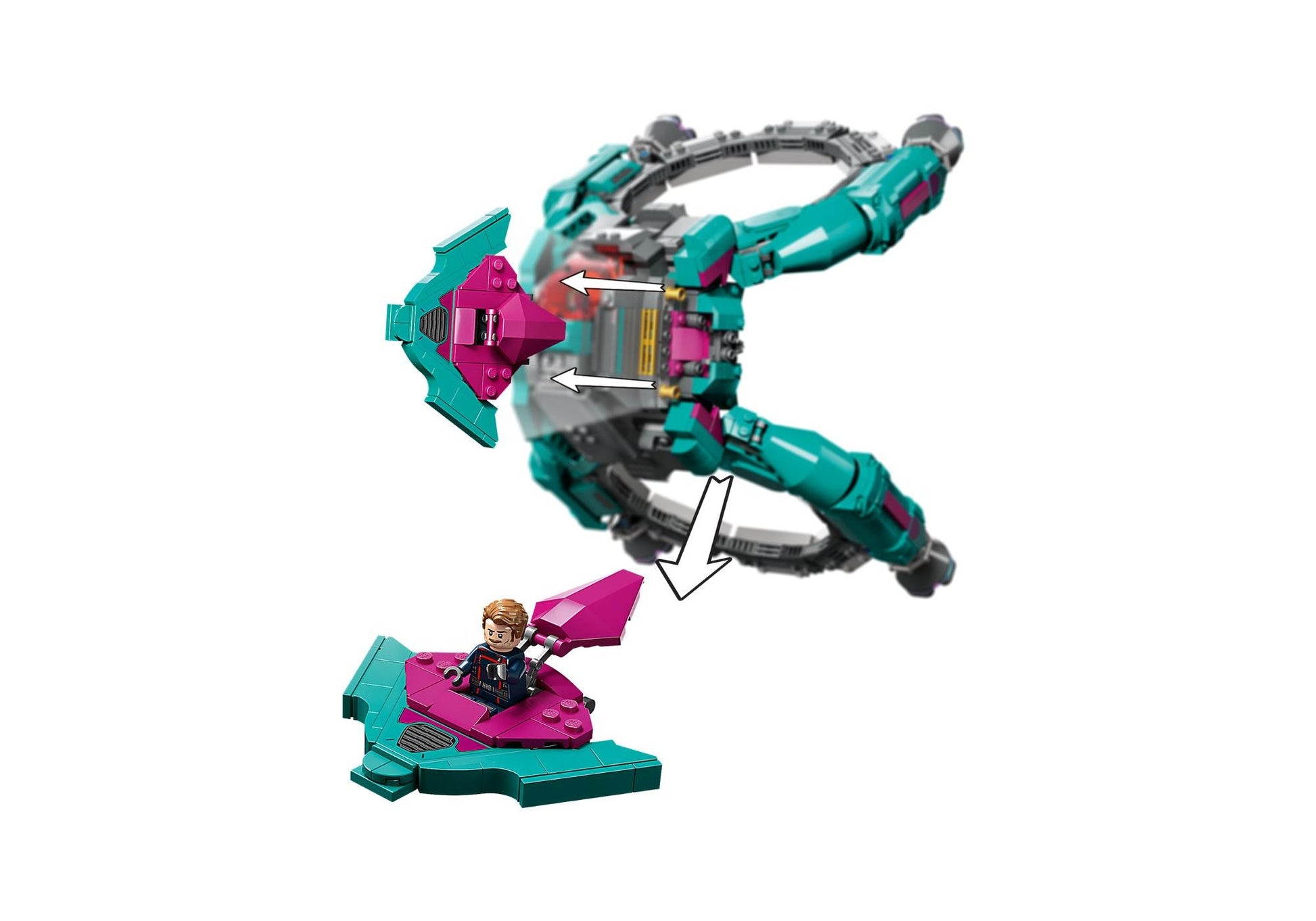 Lego 76255 Guardians of the Galaxy: Das neue Schiff der Guardians - plegobil