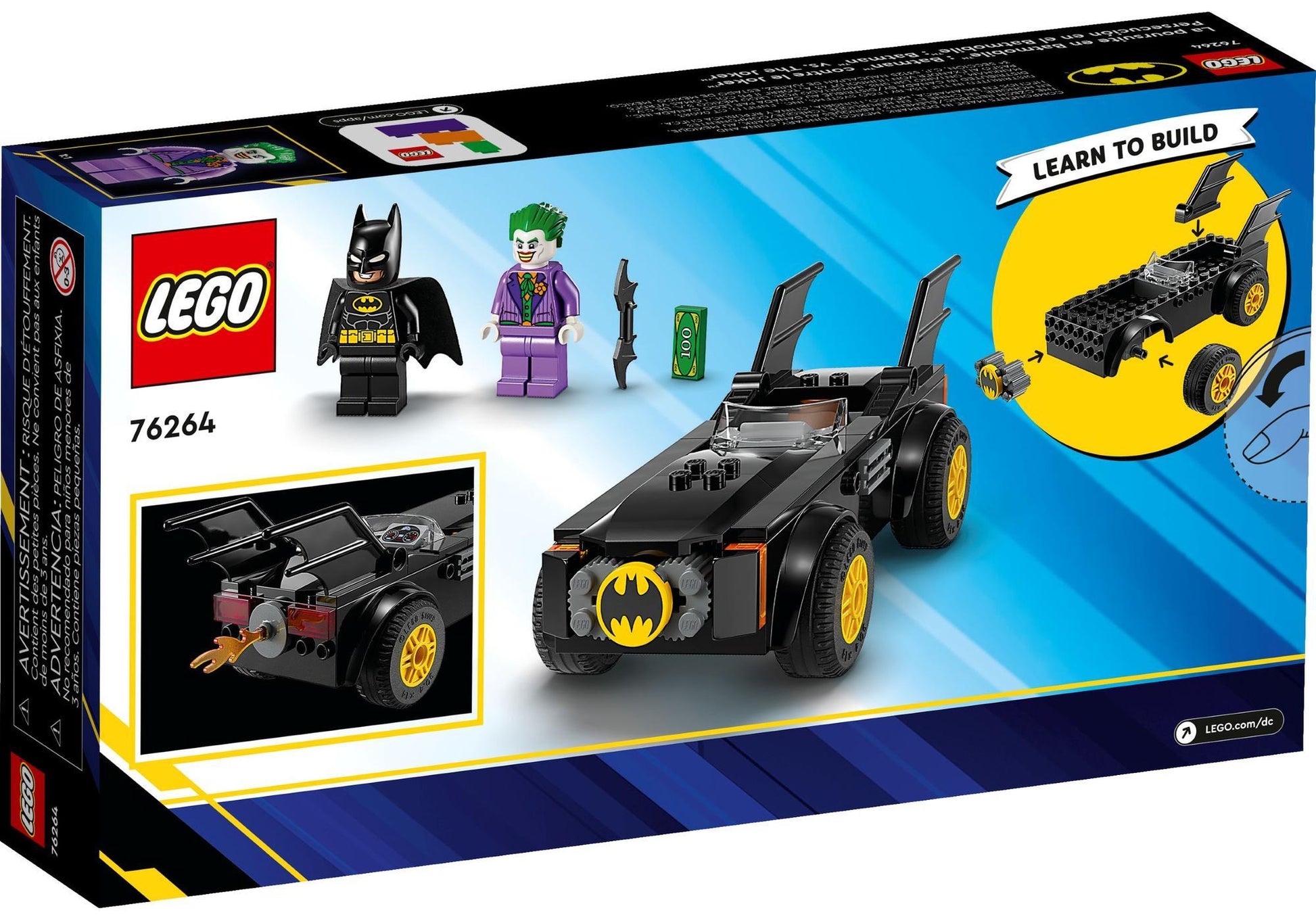 Lego 76264 Batman: Verfolgungsjagd im Batmobile: Batman vs. Joker - plegobil