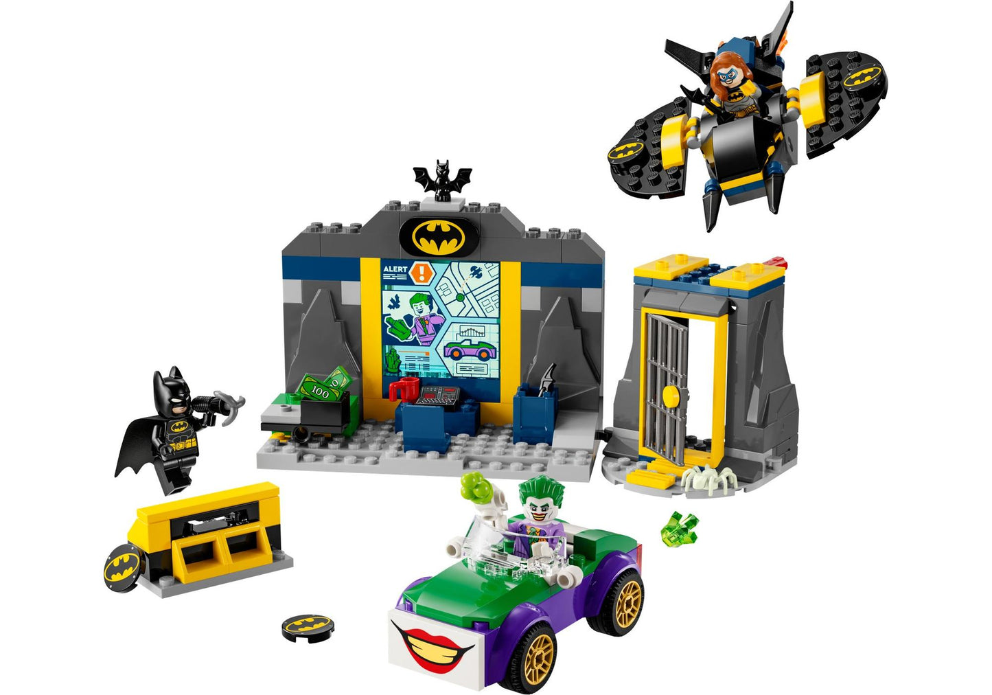 Lego 76272 Batman: Bathöhle mit Batman, Batgirl und Joker - plegobil