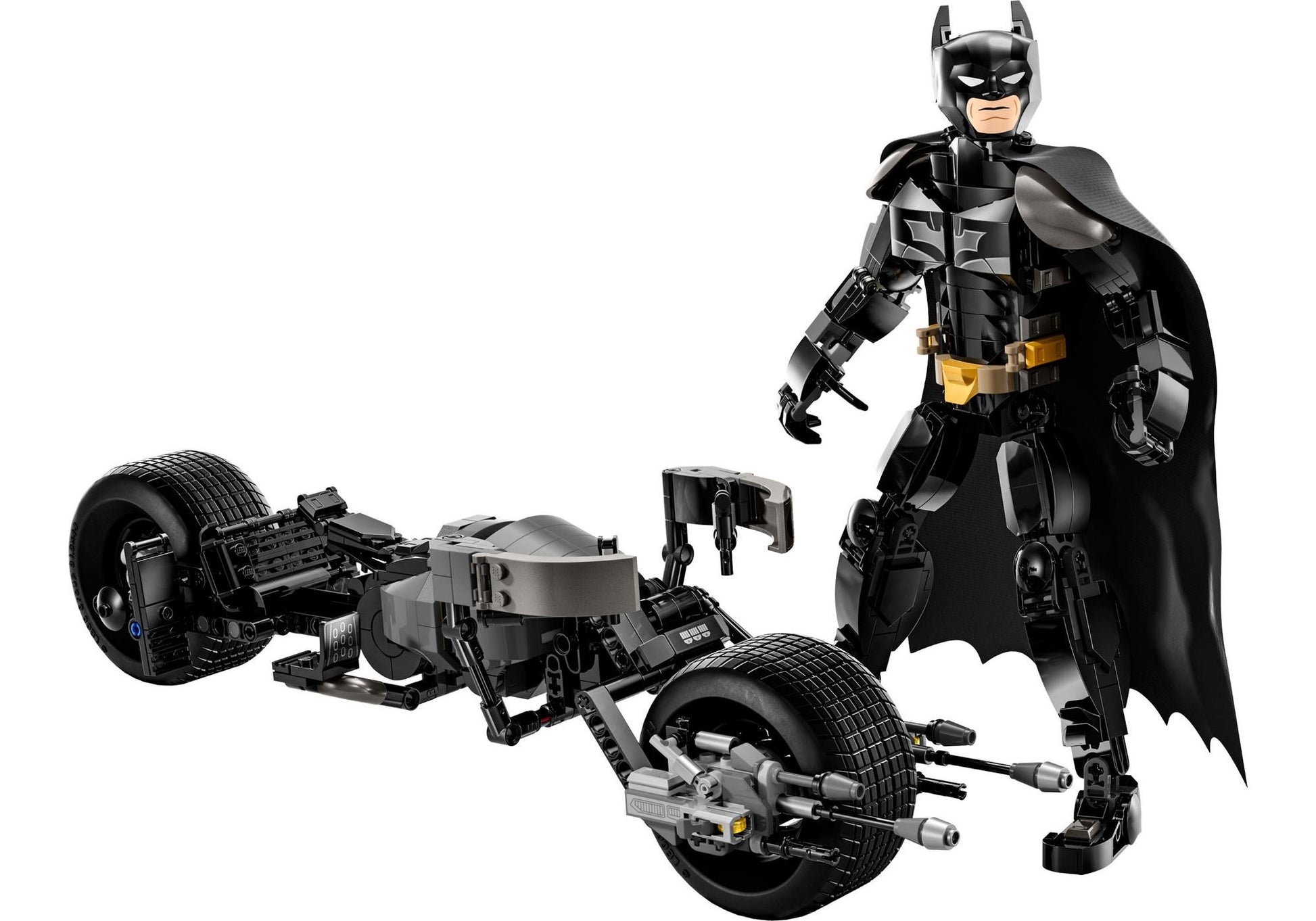 Lego 76273 Batman: Batman Baufigur mit dem Batpod - plegobil