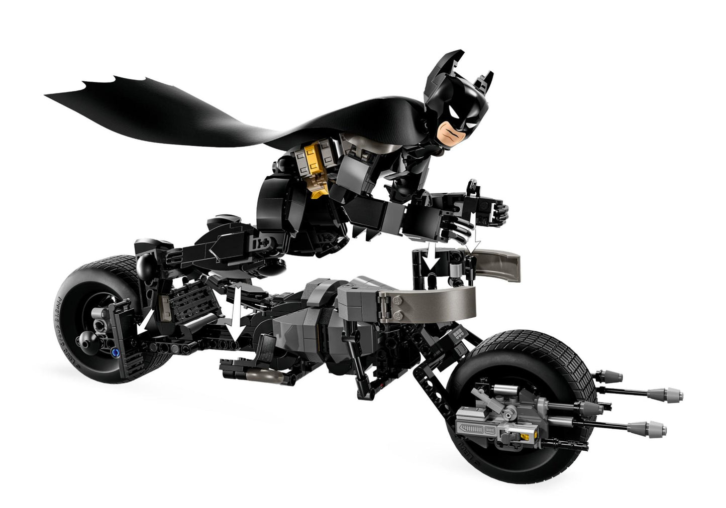 Lego 76273 Batman: Batman Baufigur mit dem Batpod - plegobil
