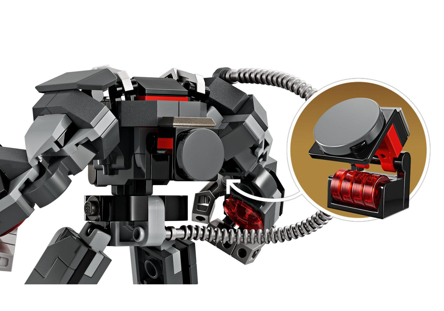 Lego 76277 Marvel The Infinity Saga: War Machine Mech - plegobil