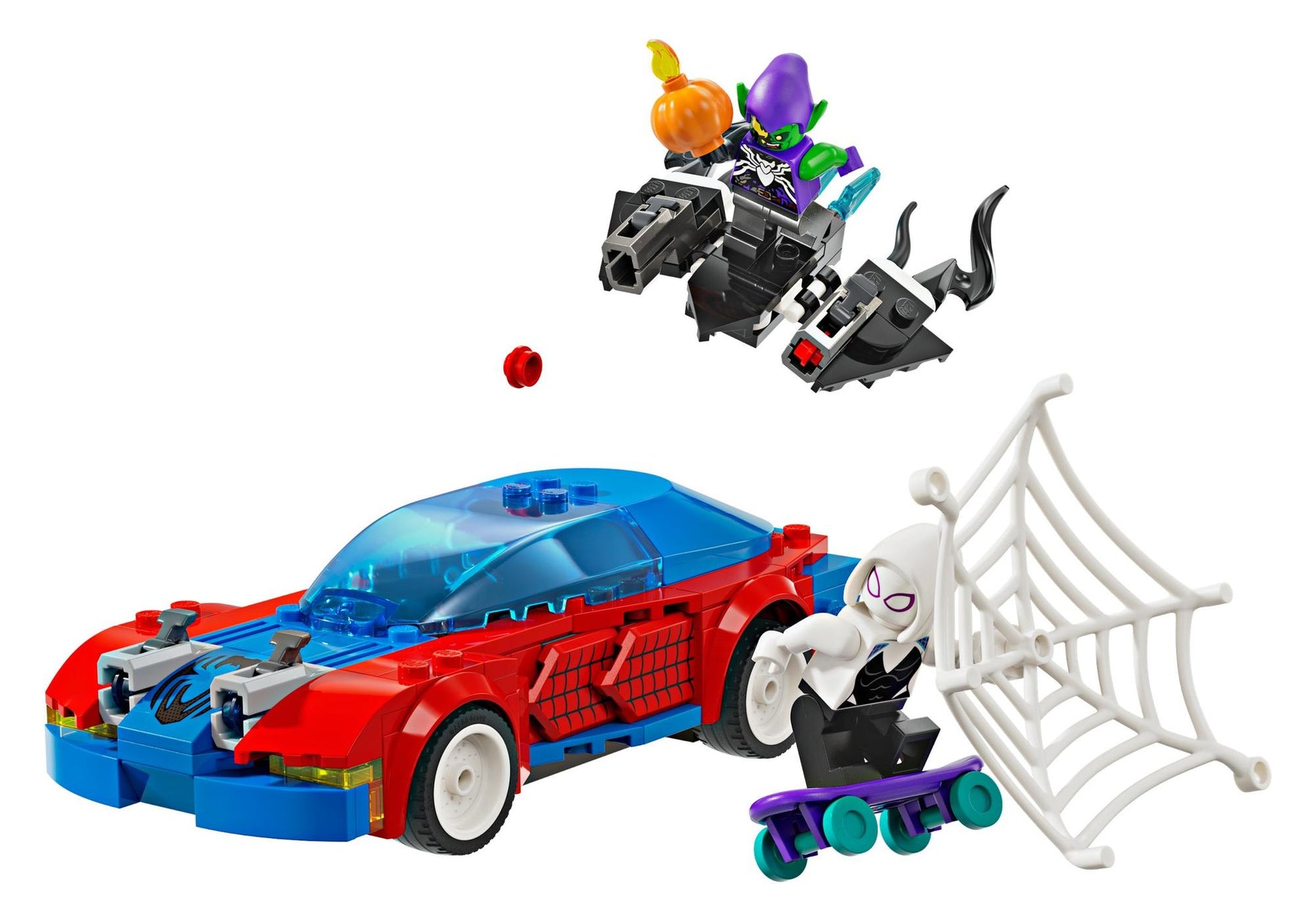 Lego 76279 Spider-Man: Spider-Mans Rennauto & Venom Green Goblin - plegobil