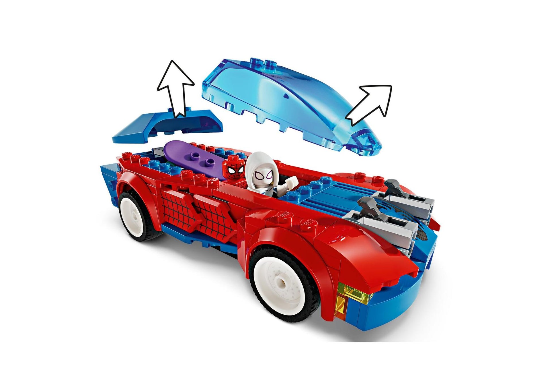 Lego 76279 Spider-Man: Spider-Mans Rennauto & Venom Green Goblin - plegobil
