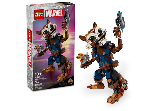 Lego 76282 Guardians of the Galaxy: Rocket & Baby Groot - plegobil