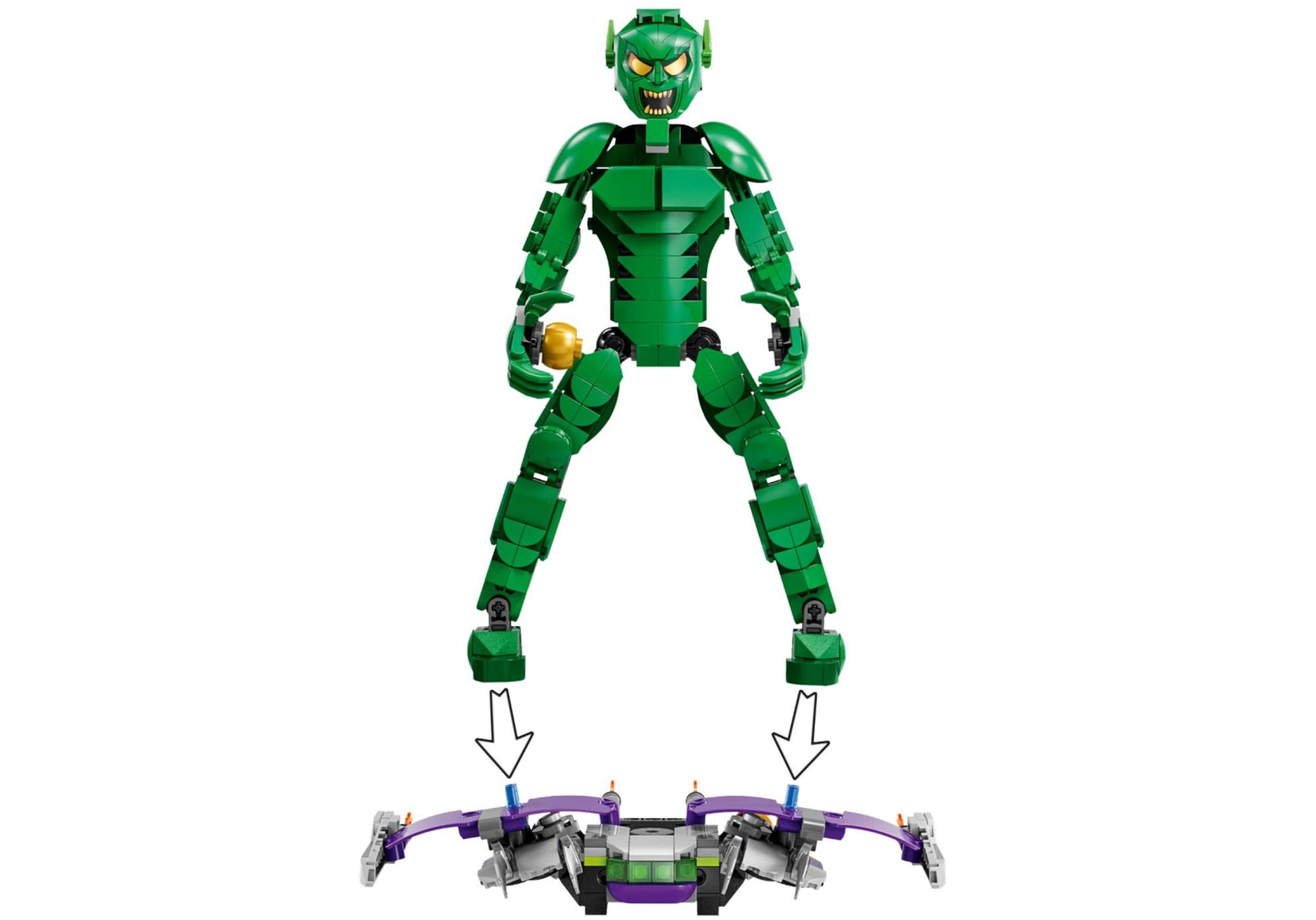Lego 76284 Spider-Man: Green Goblin Baufigur - plegobil
