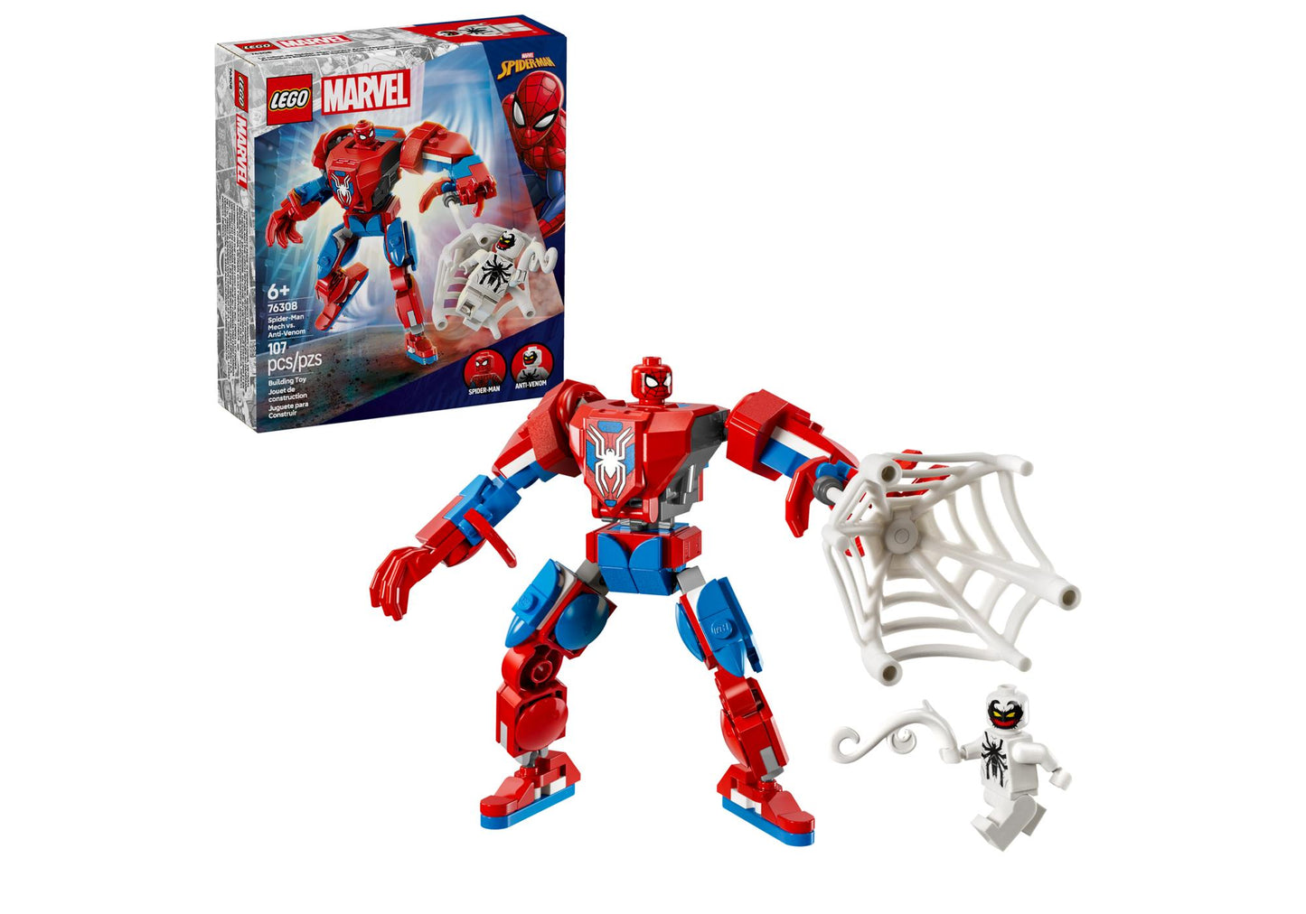 Lego 76308 Marvel: Spider-Man Mech vs. Anti-Venom