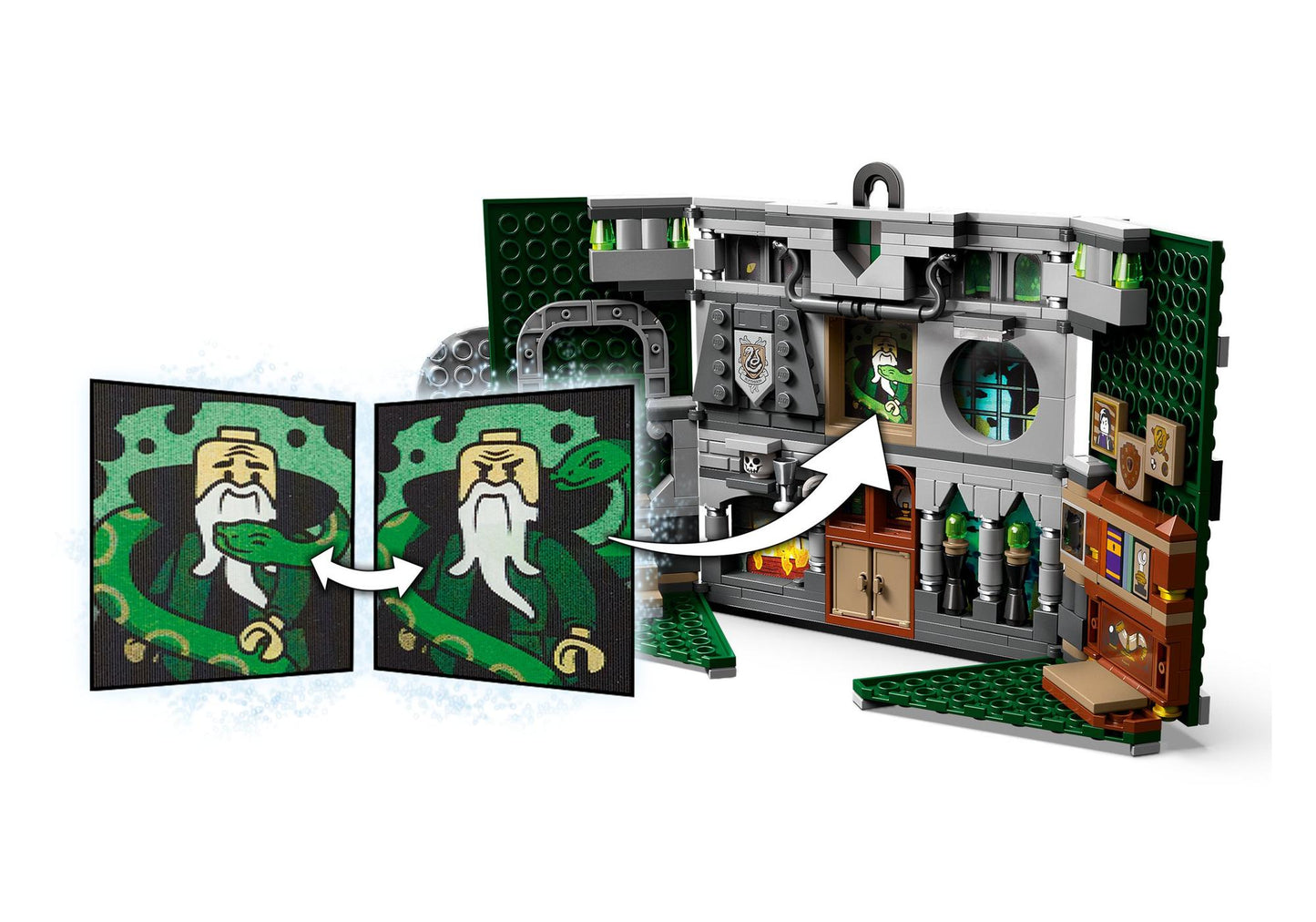 Lego 76410 Harry Potter: Hausbanner Slytherin - plegobil