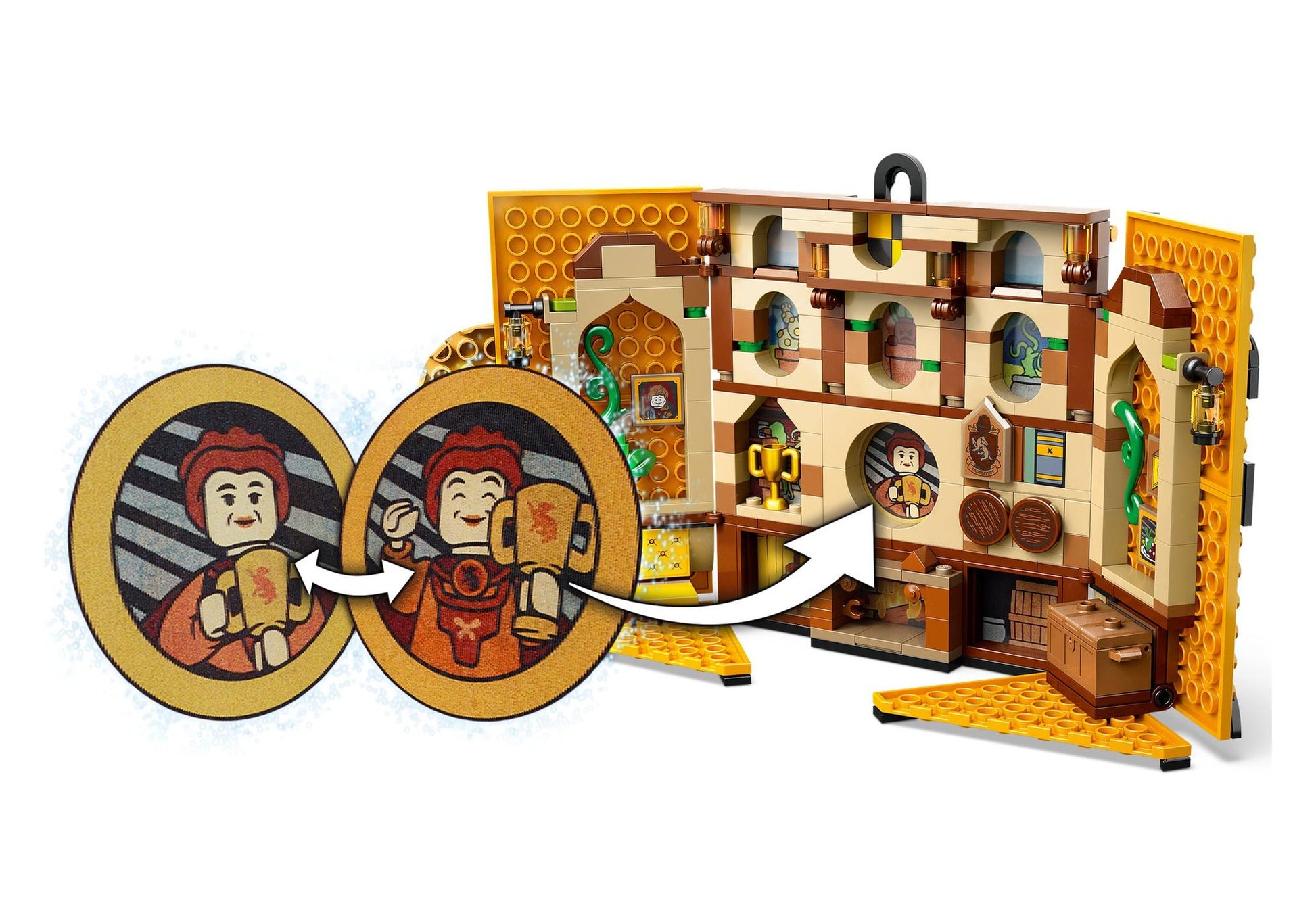 Lego 76412 Harry Potter: Hausbanner Hufflepuff - plegobil