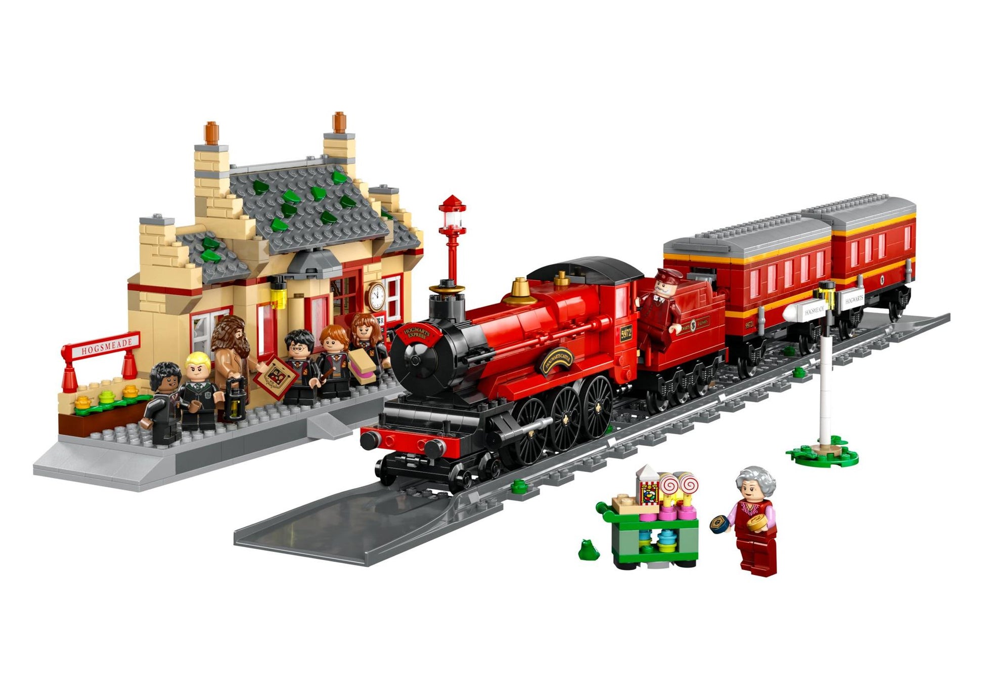 Lego 76423 Harry Potter: Hogwarts Express & der Bahnhof von Hogsmeade - plegobil