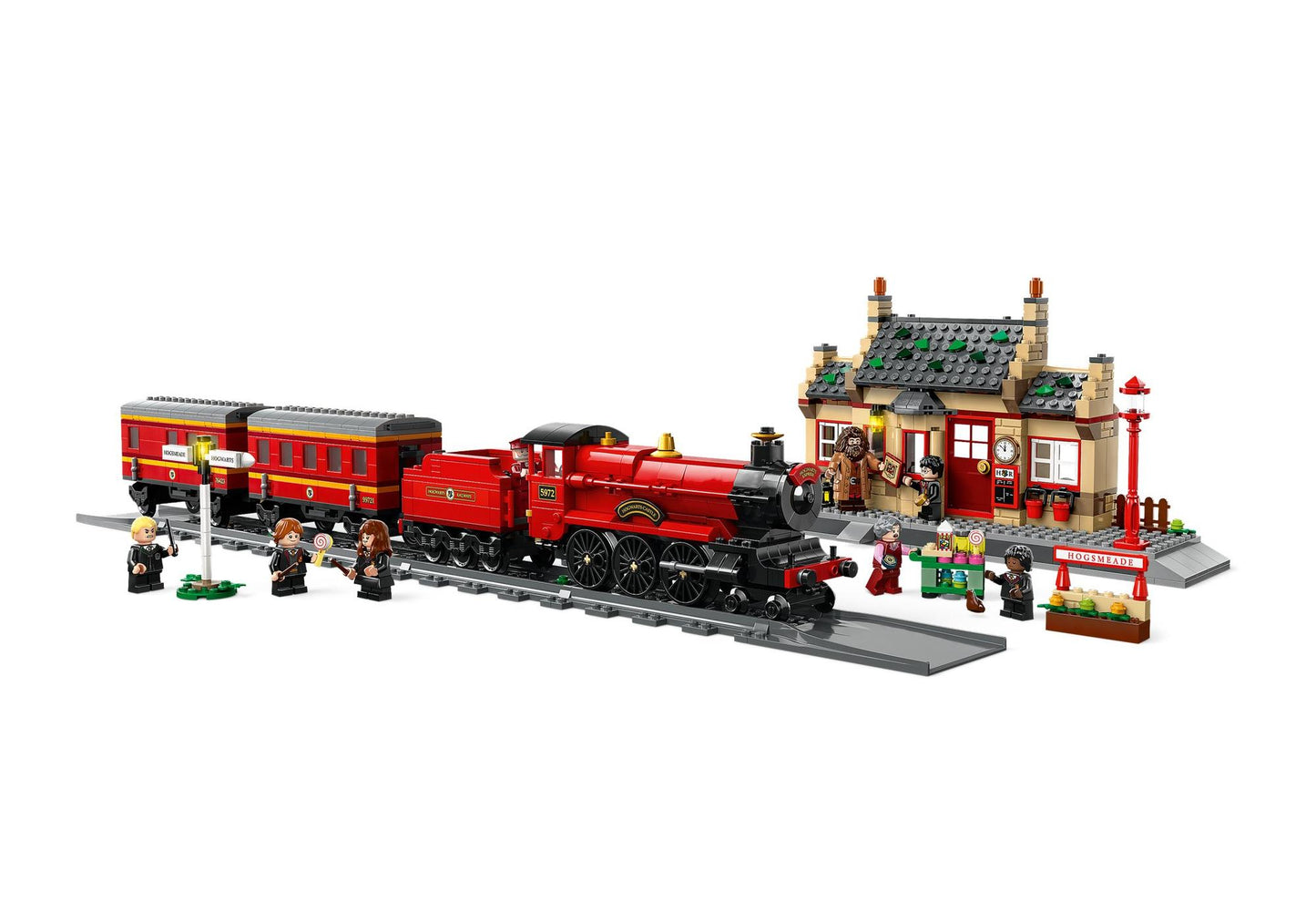 Lego 76423 Harry Potter: Hogwarts Express & der Bahnhof von Hogsmeade - plegobil