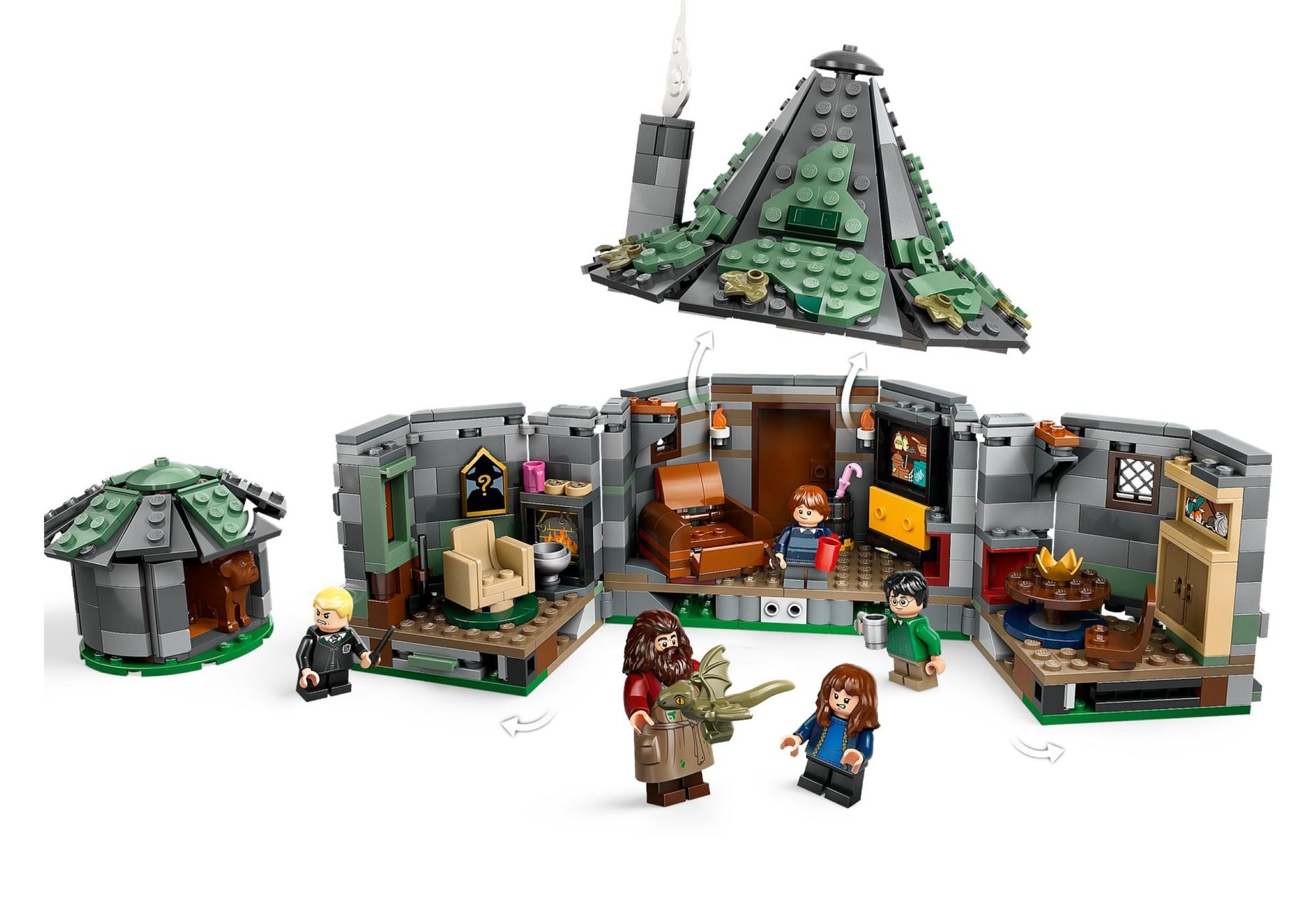 Lego 76428 Harry Potter: Hagrids Hütte: Ein unerwarteter Besuch - plegobil