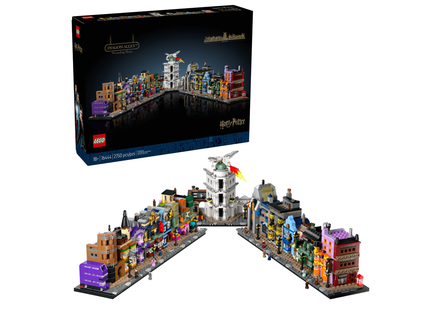 Lego 76444 Harry Potter: Die Zauberläden der Winkelgasse