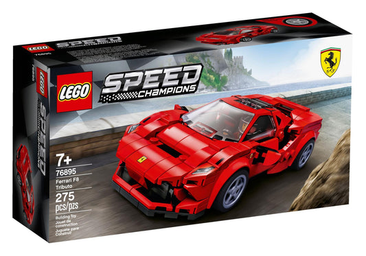 Lego 76895 Speed Champions: Ferrari F8 Tributo - plegobil